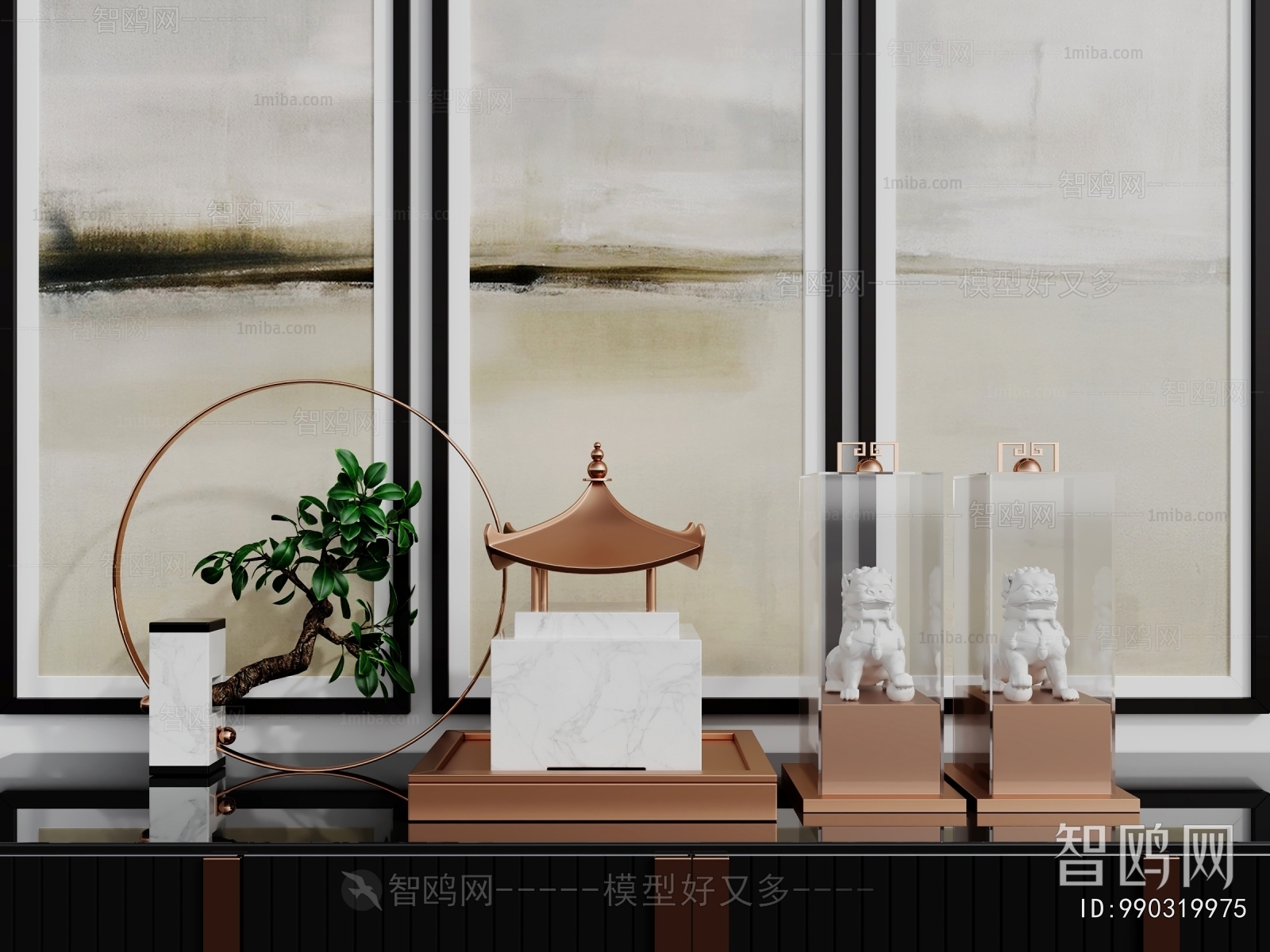 New Chinese Style Decorative Set