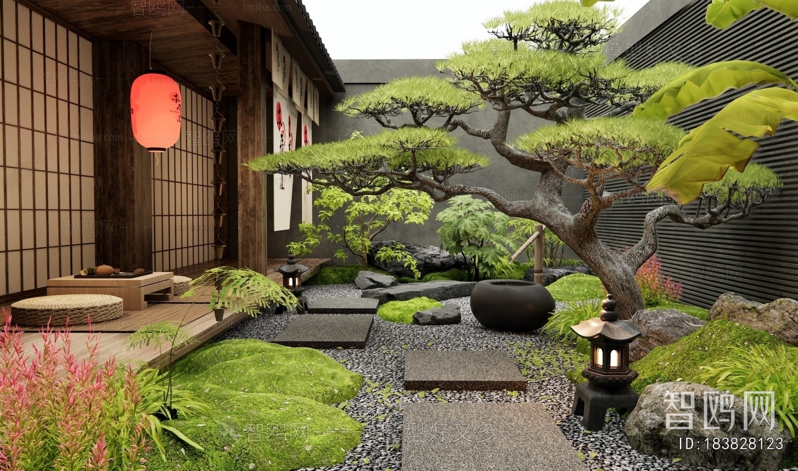 Japanese Style Courtyard/landscape
