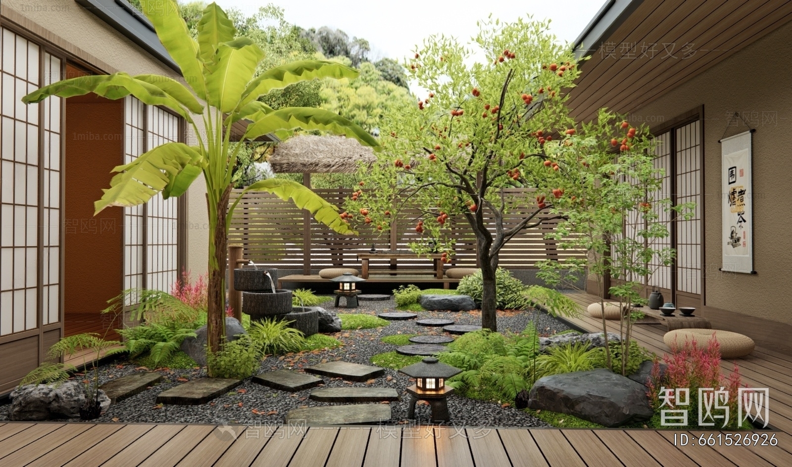 Japanese Style Courtyard/landscape