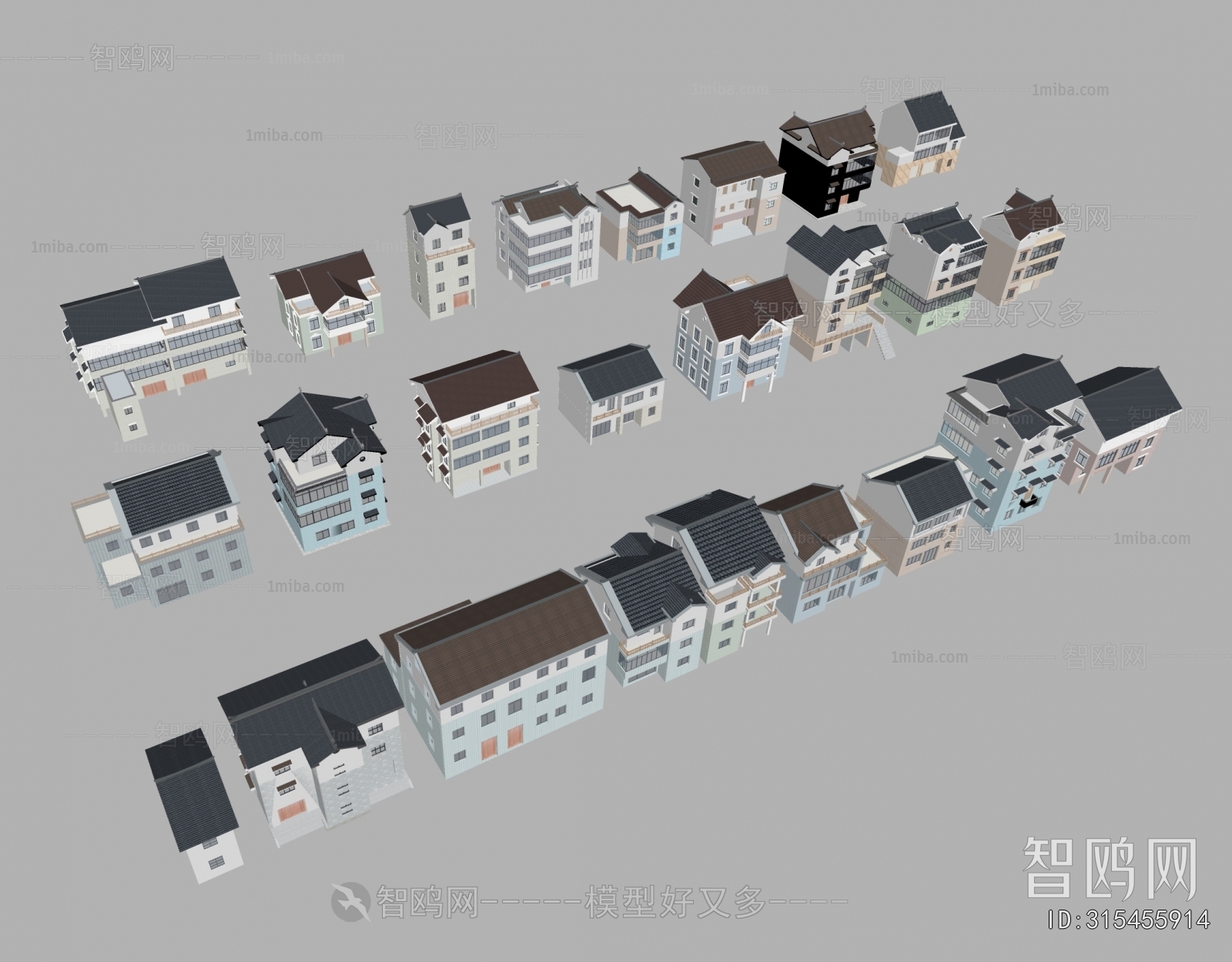 New Chinese Style Residential Building