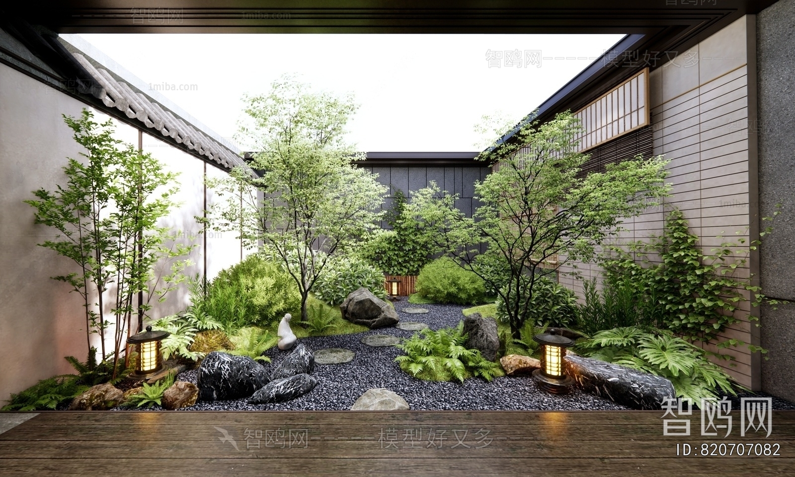 Japanese Style Courtyard/landscape