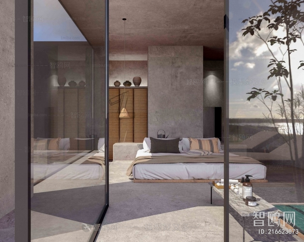 Modern Courtyard/landscape