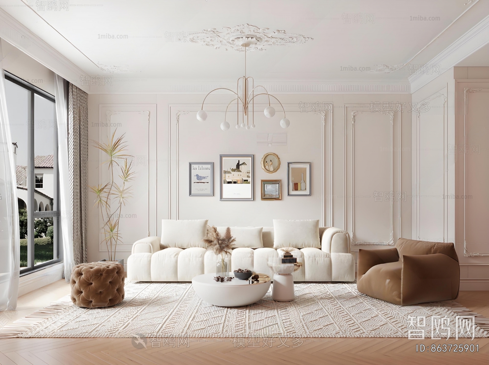 French Style A Living Room