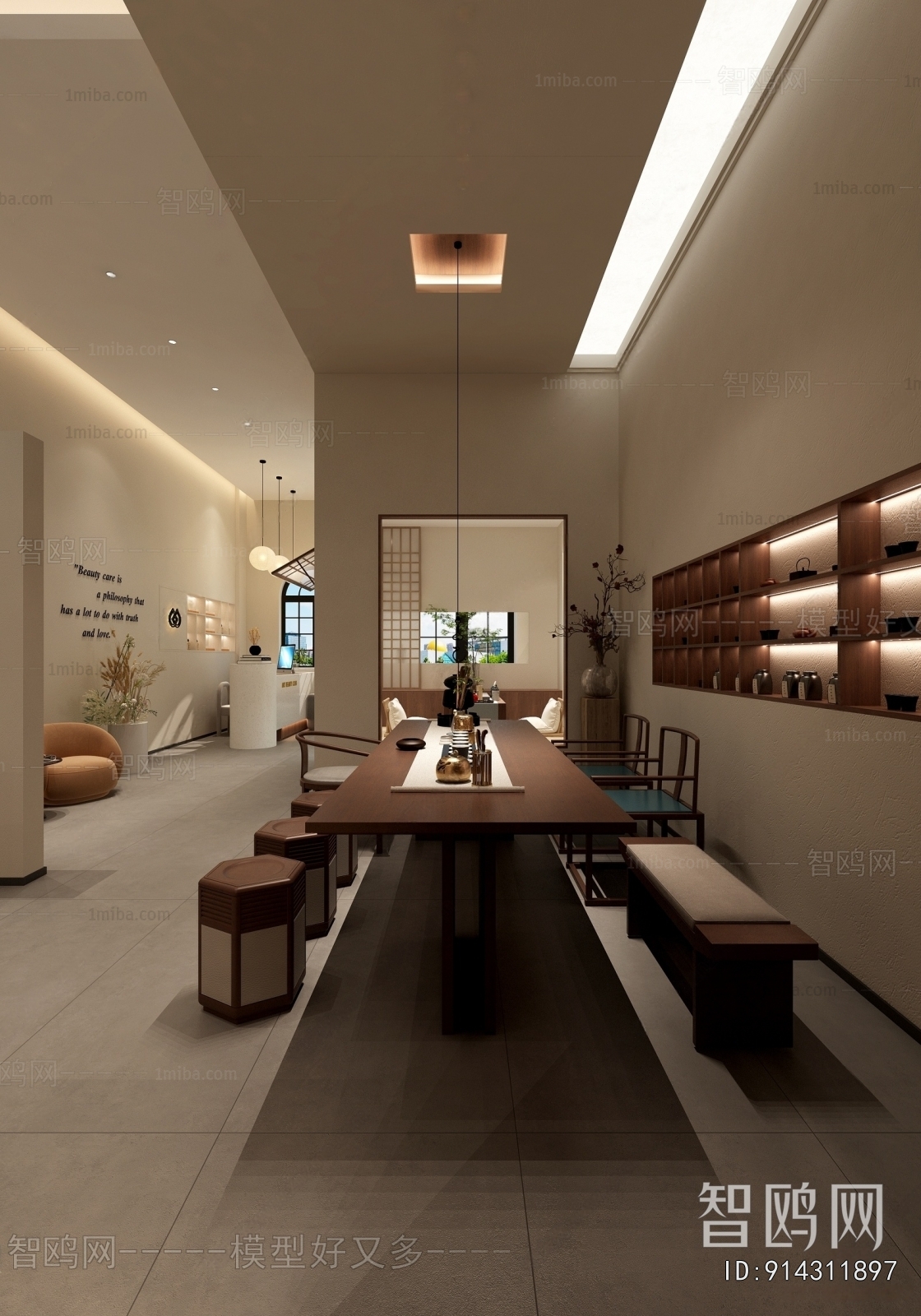 New Chinese Style Teahouse Tea House