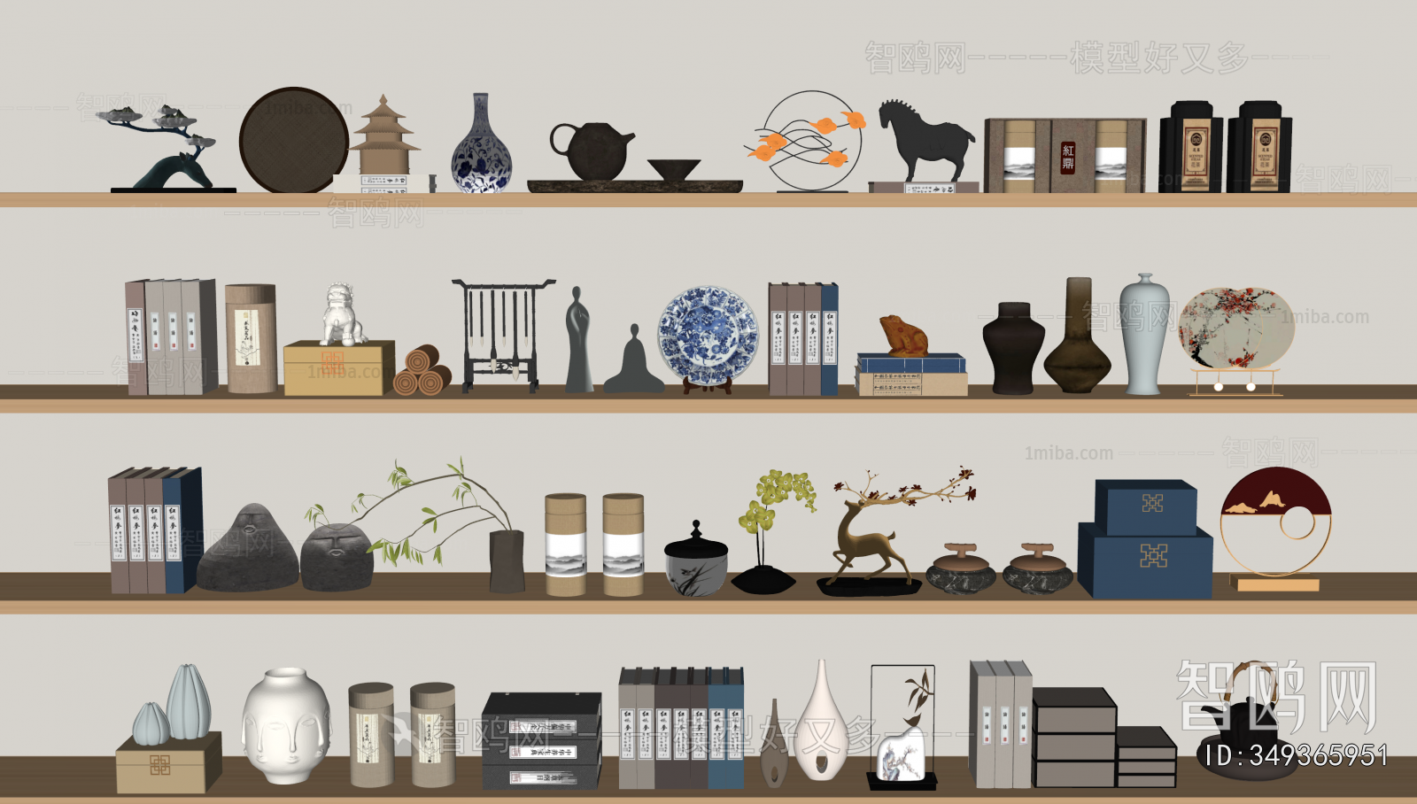 New Chinese Style Decorative Set