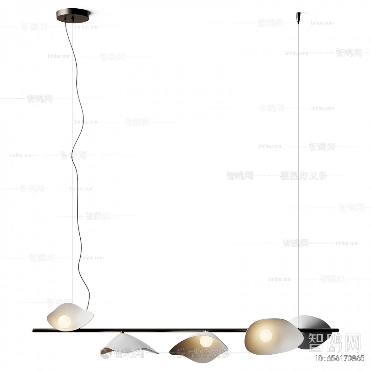 Modern Long Chandelier