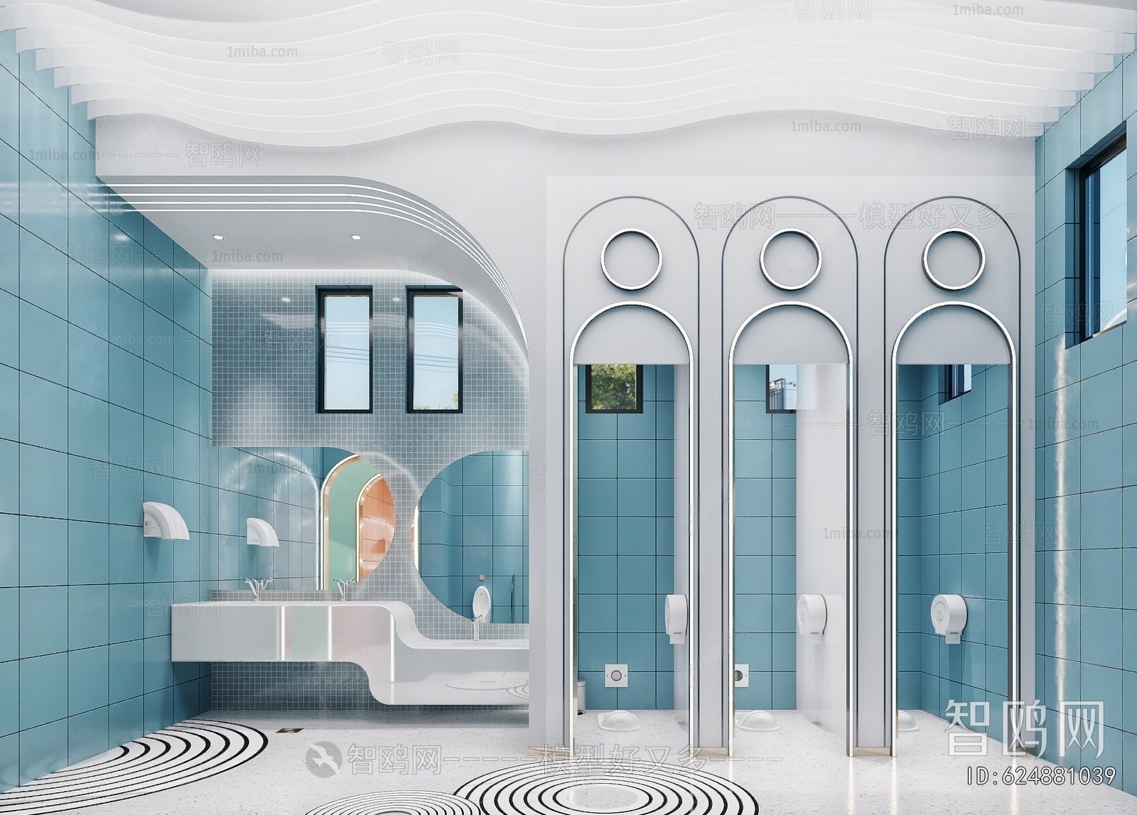 Modern Public Toilet