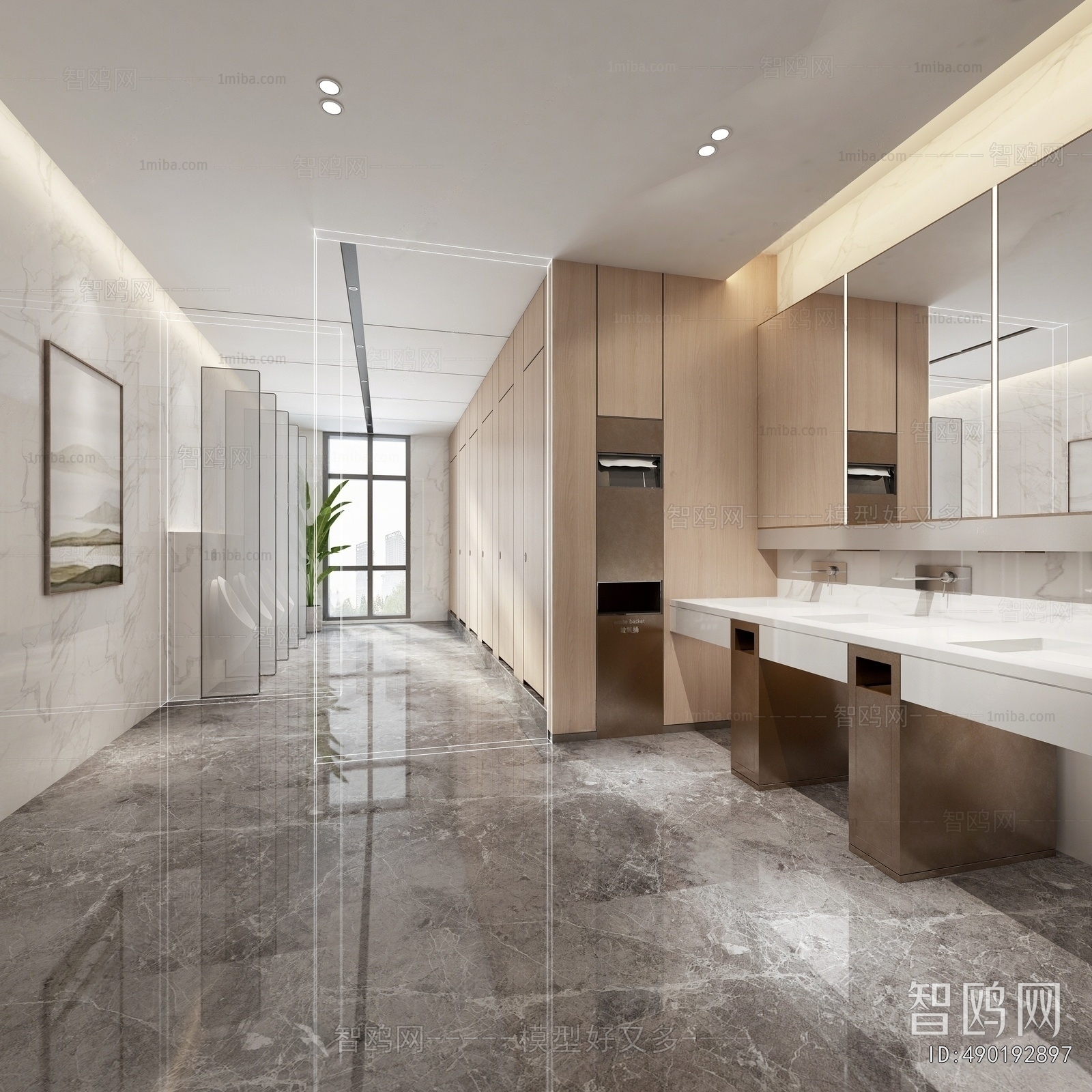 Modern Public Toilet