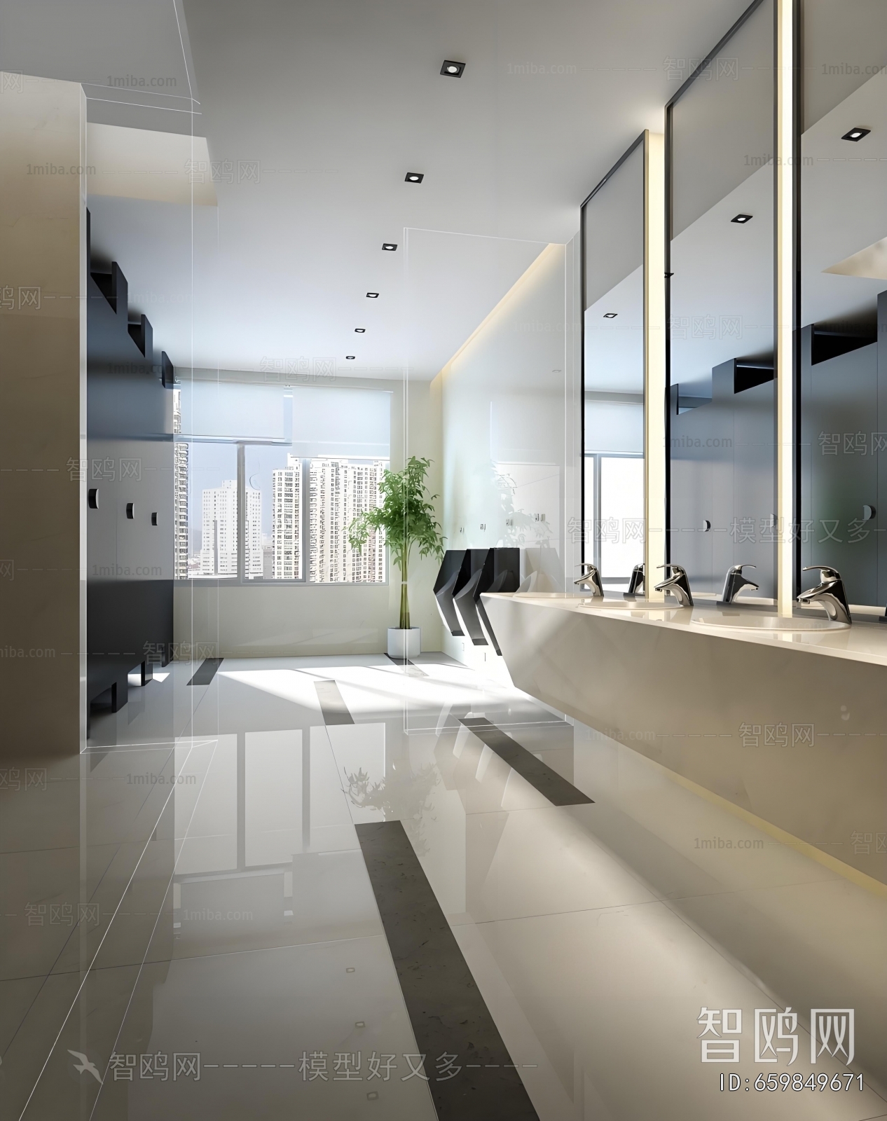 Modern Public Toilet