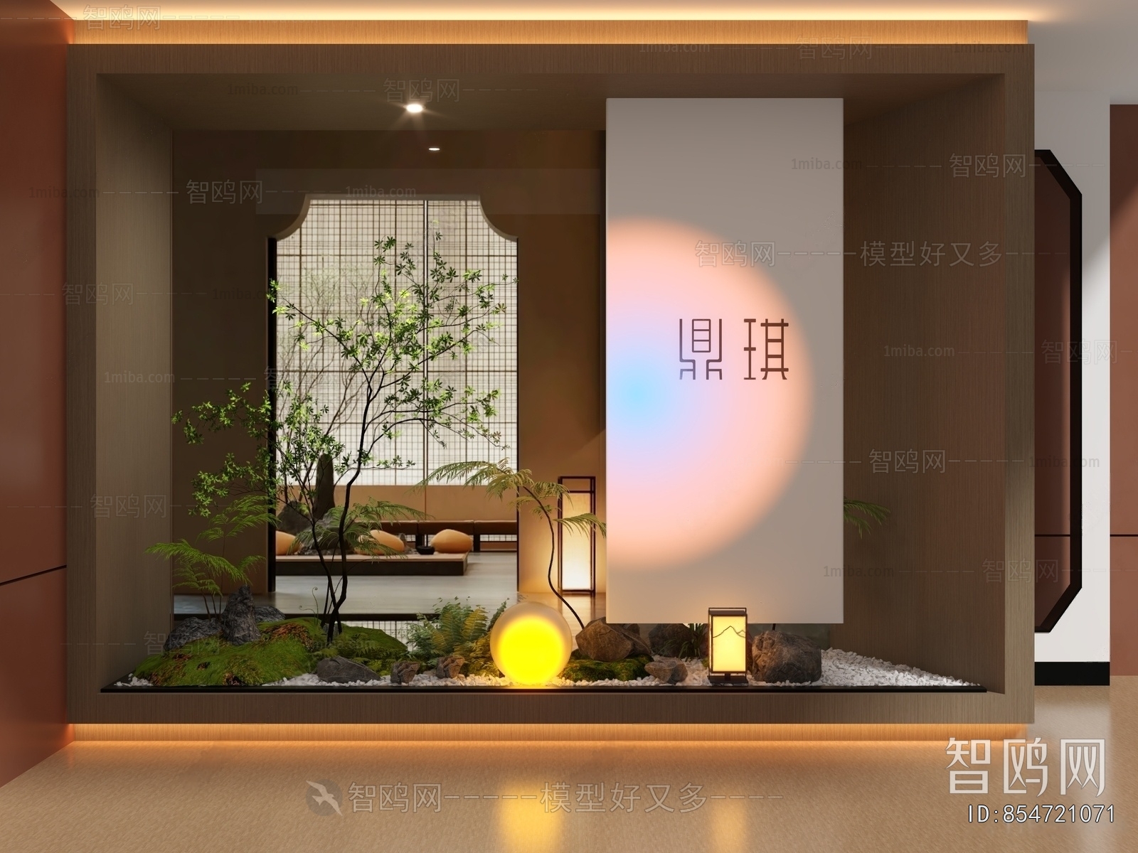 New Chinese Style Plant Landscaping