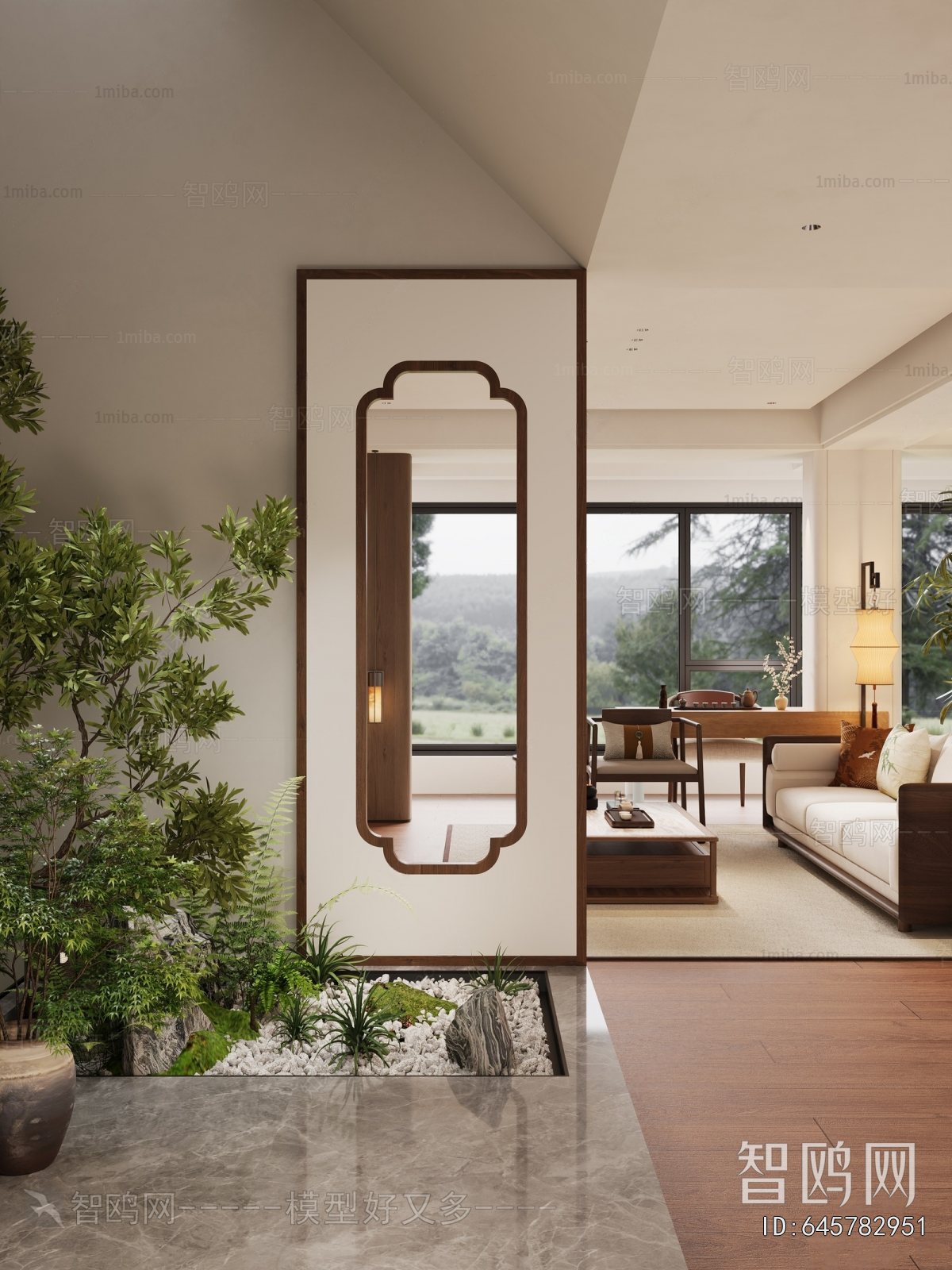 New Chinese Style Hallway