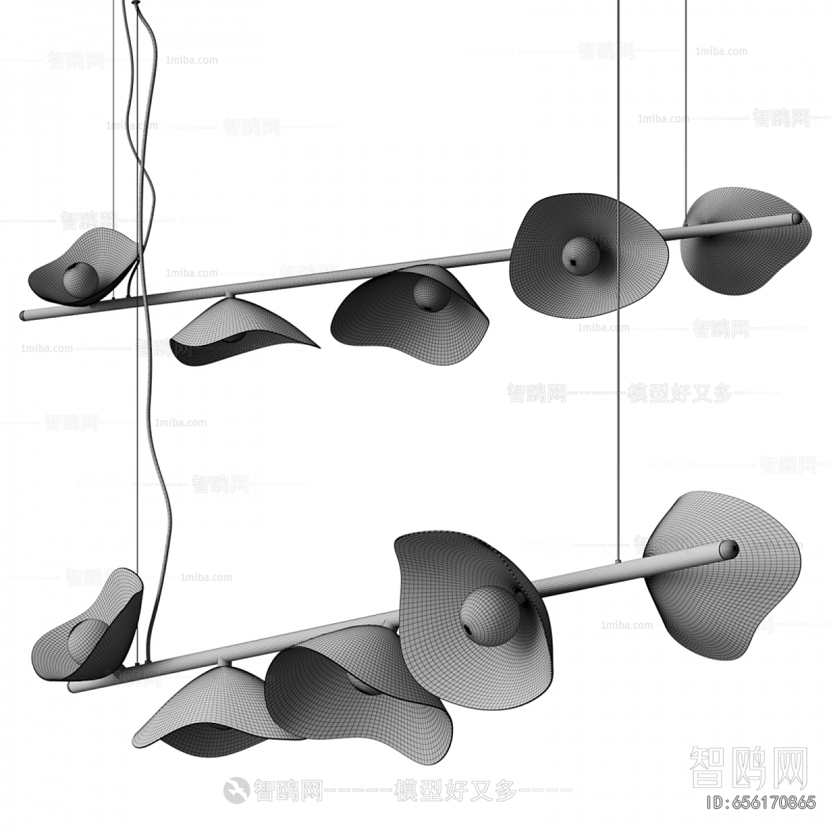 Modern Long Chandelier