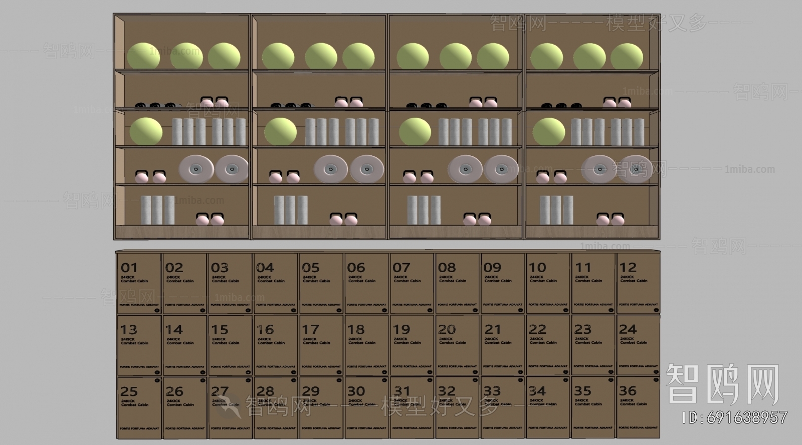 Modern Public Cabinet/lock Cabinet