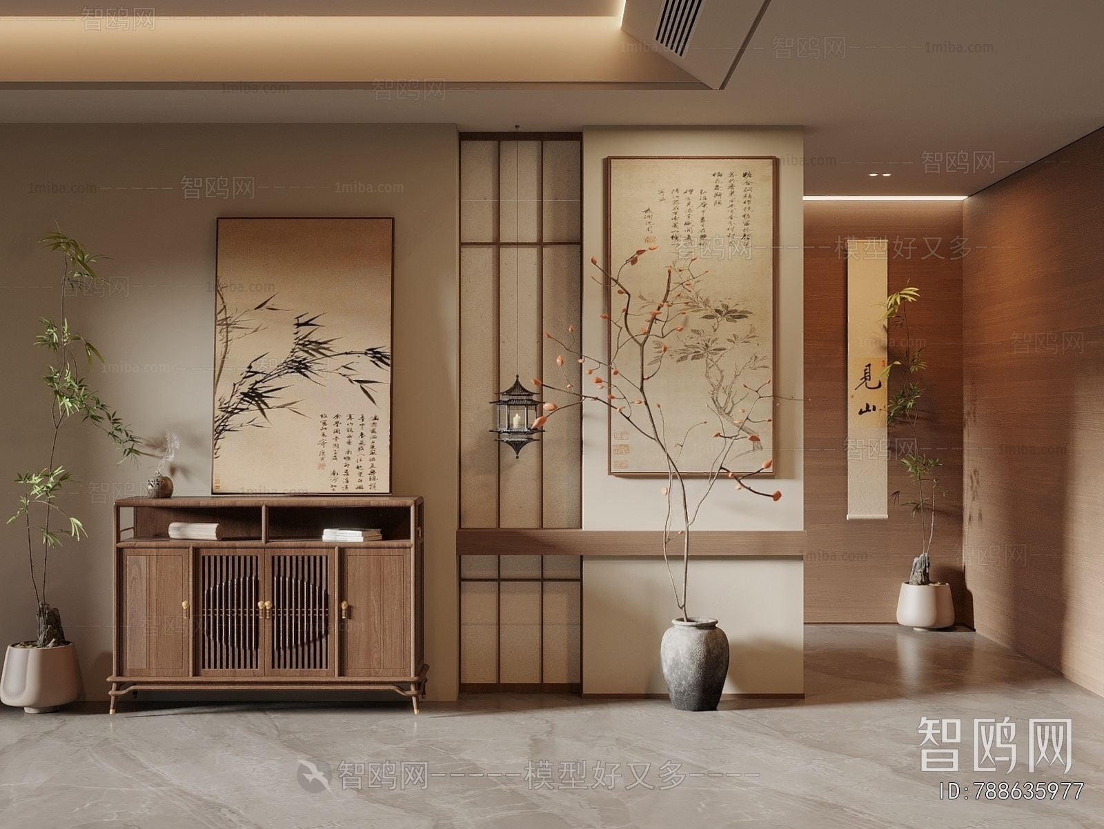 New Chinese Style Hallway