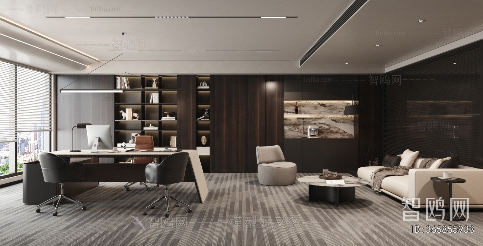 Modern Manager's Office