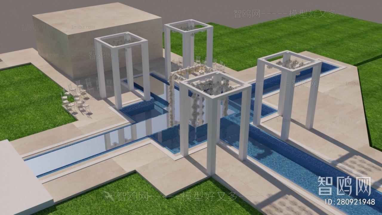 Modern Rockery Waterscape