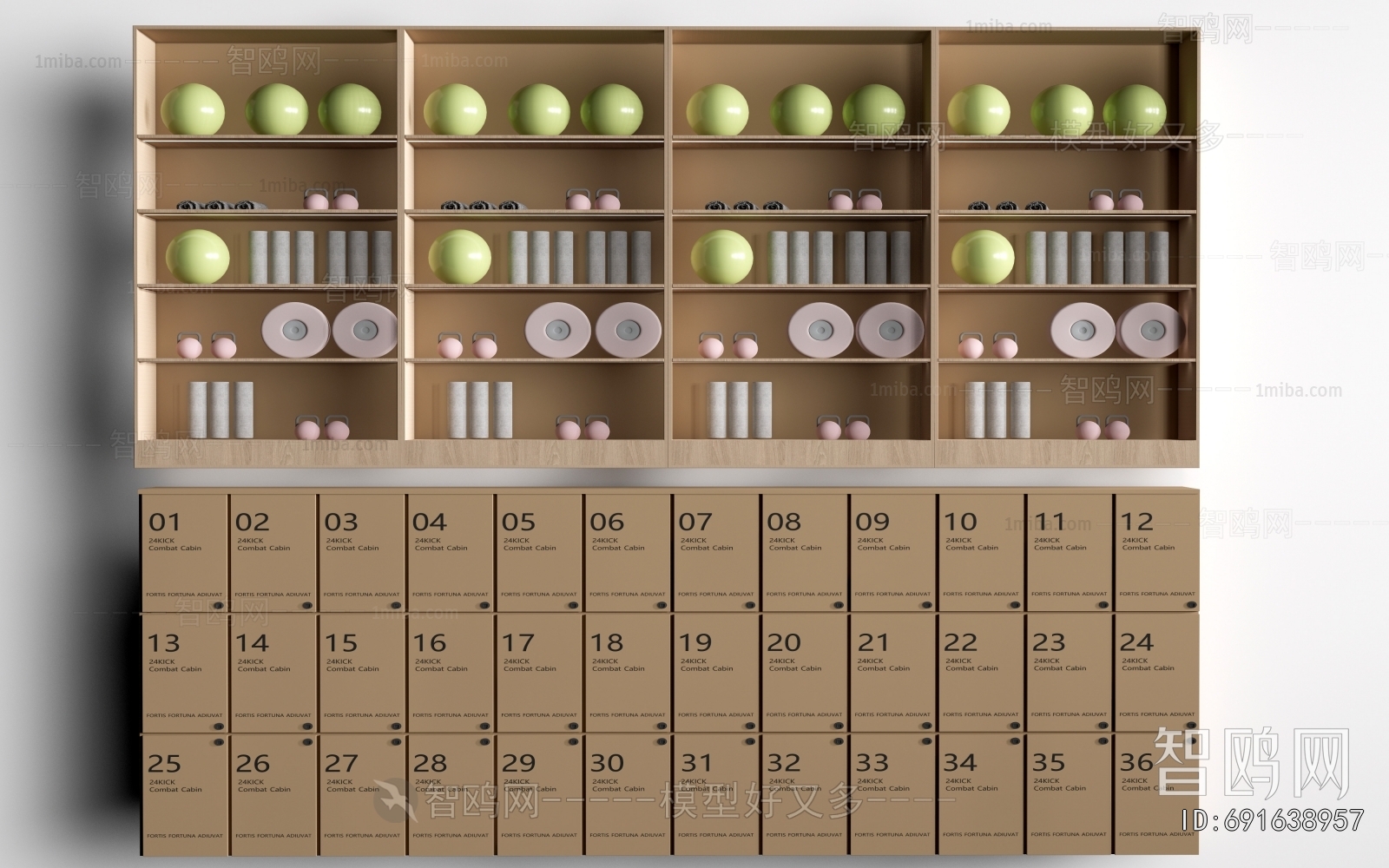 Modern Public Cabinet/lock Cabinet