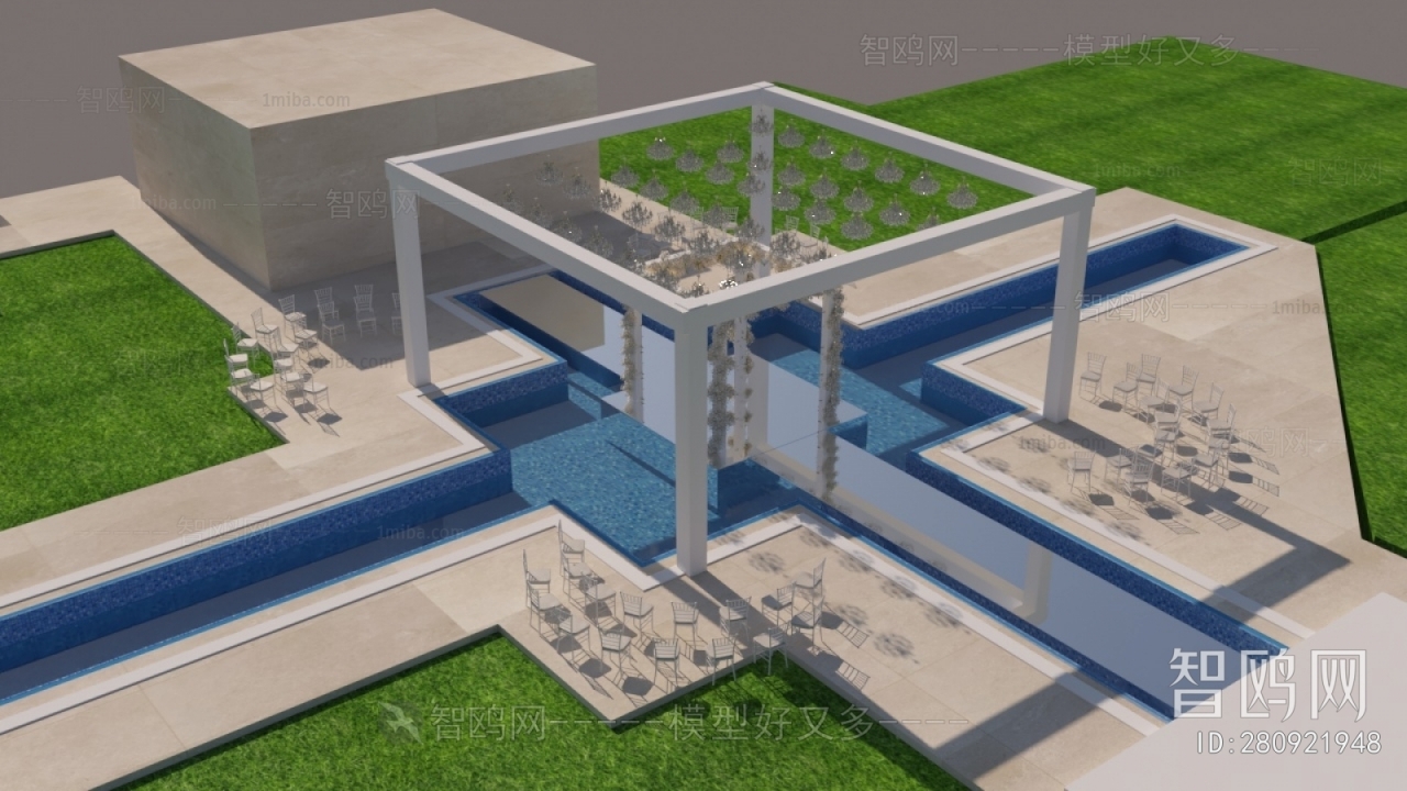 Modern Rockery Waterscape