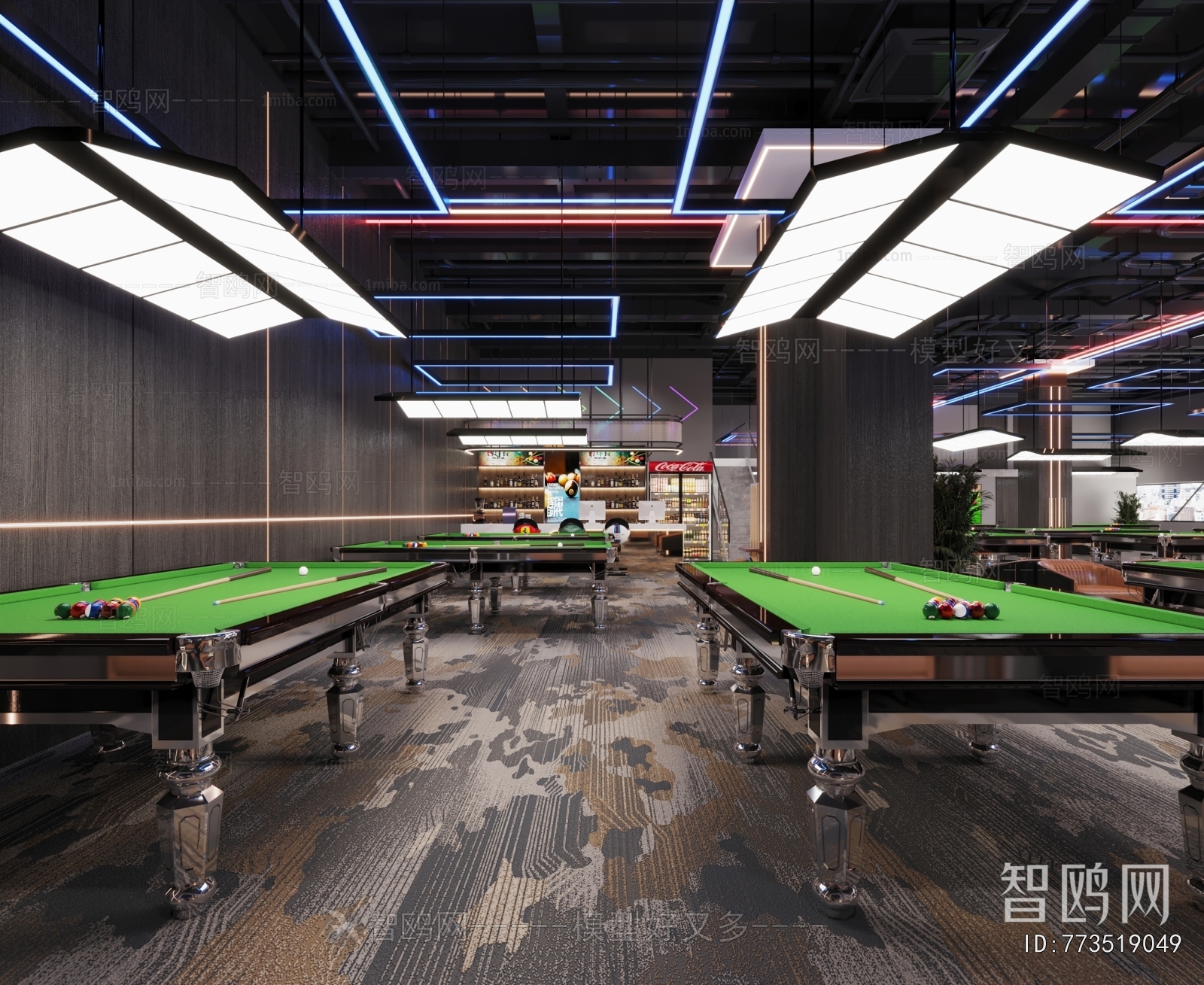 Modern Billiard Room
