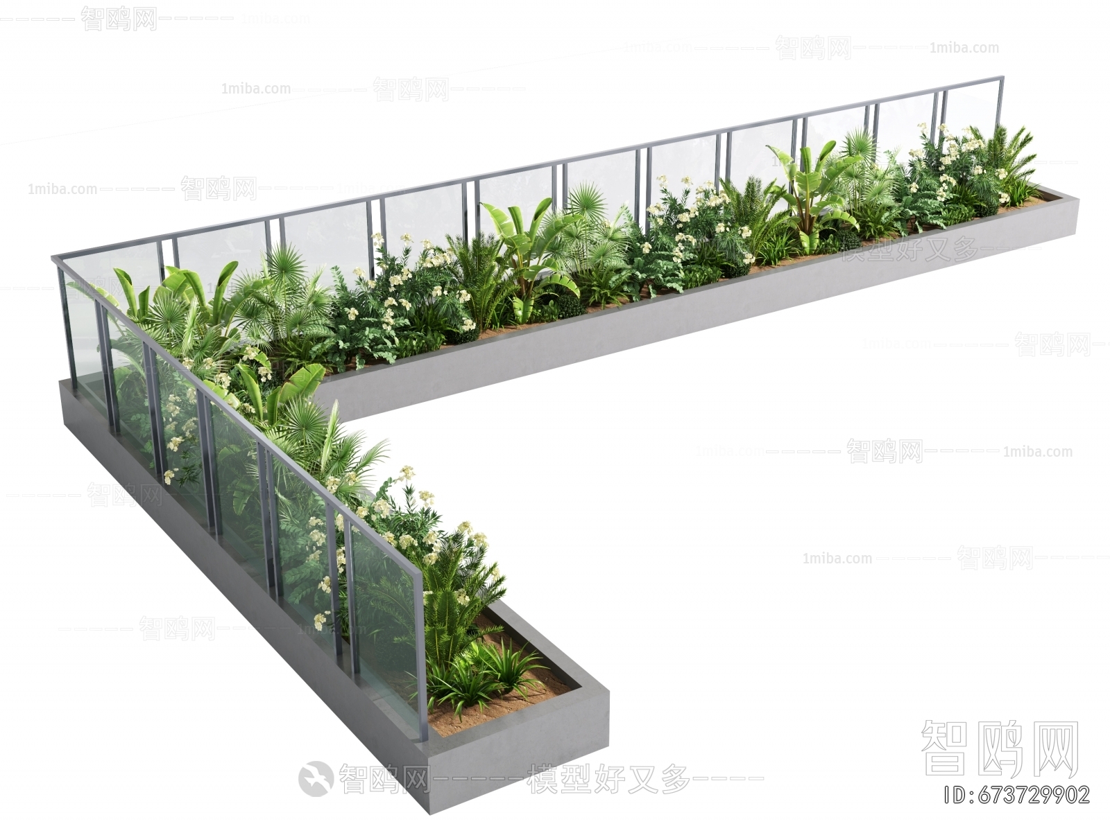 Modern Flower Bed, Flower Bowl, Flower Box