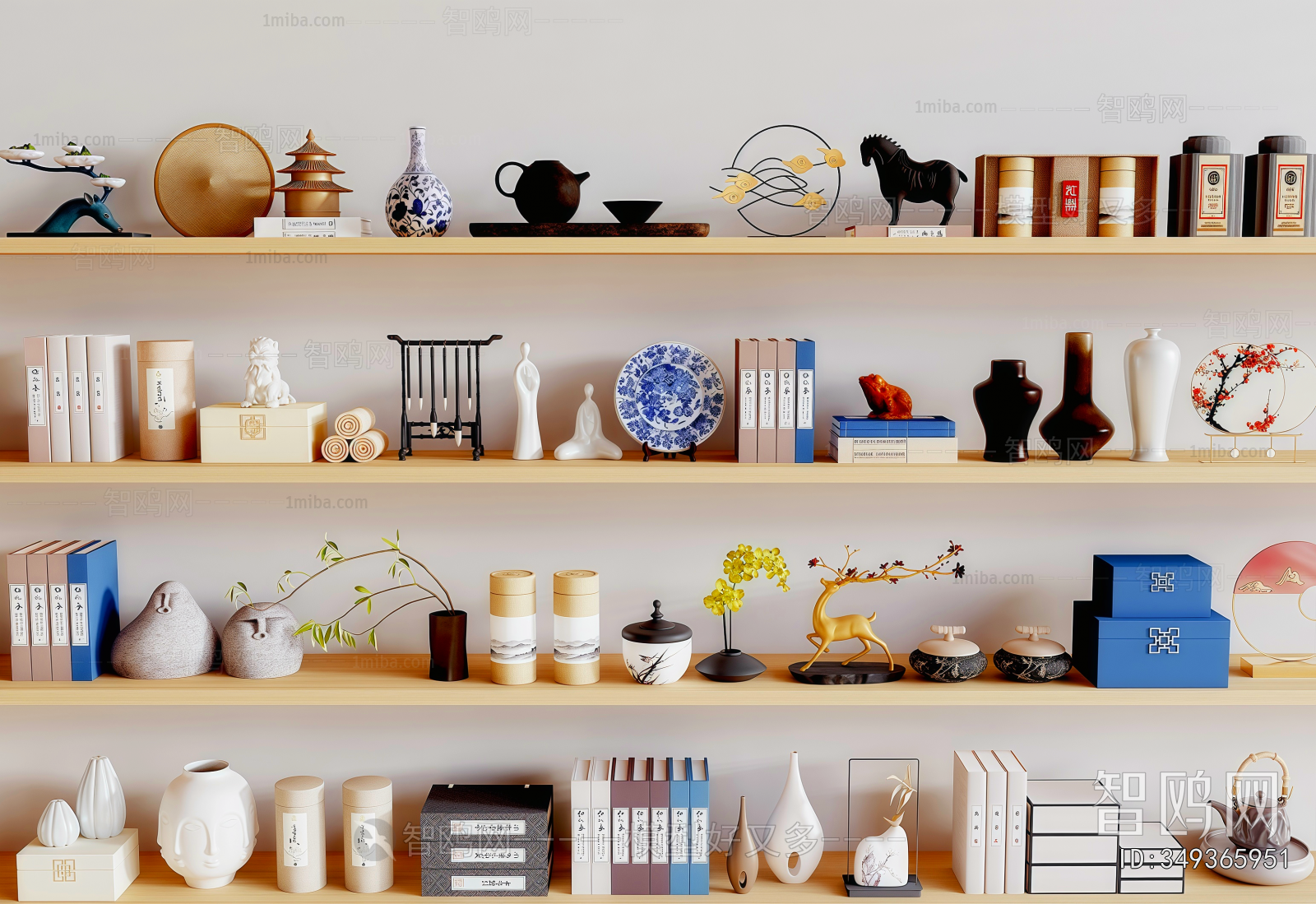 New Chinese Style Decorative Set