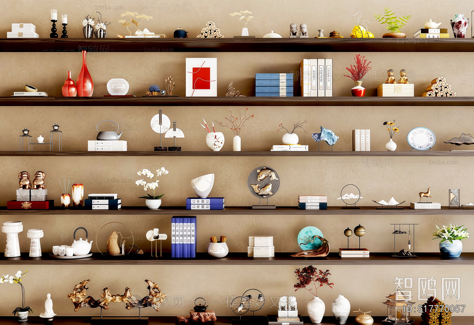 New Chinese Style Decorative Set