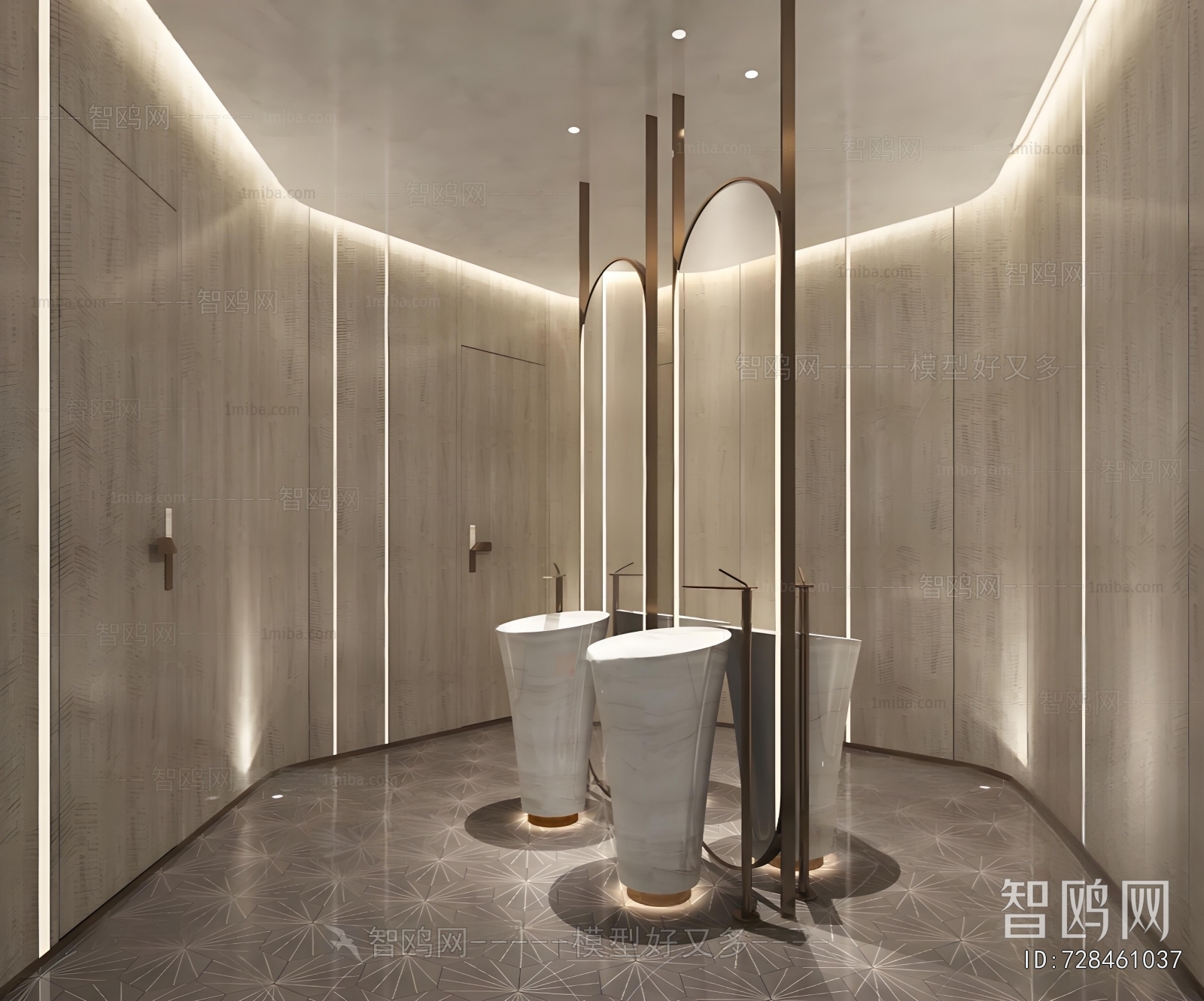 Modern Public Toilet