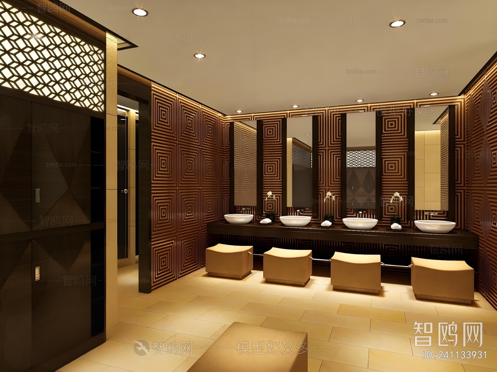 New Chinese Style Public Toilet