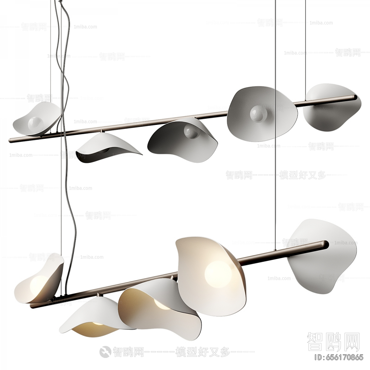 Modern Long Chandelier