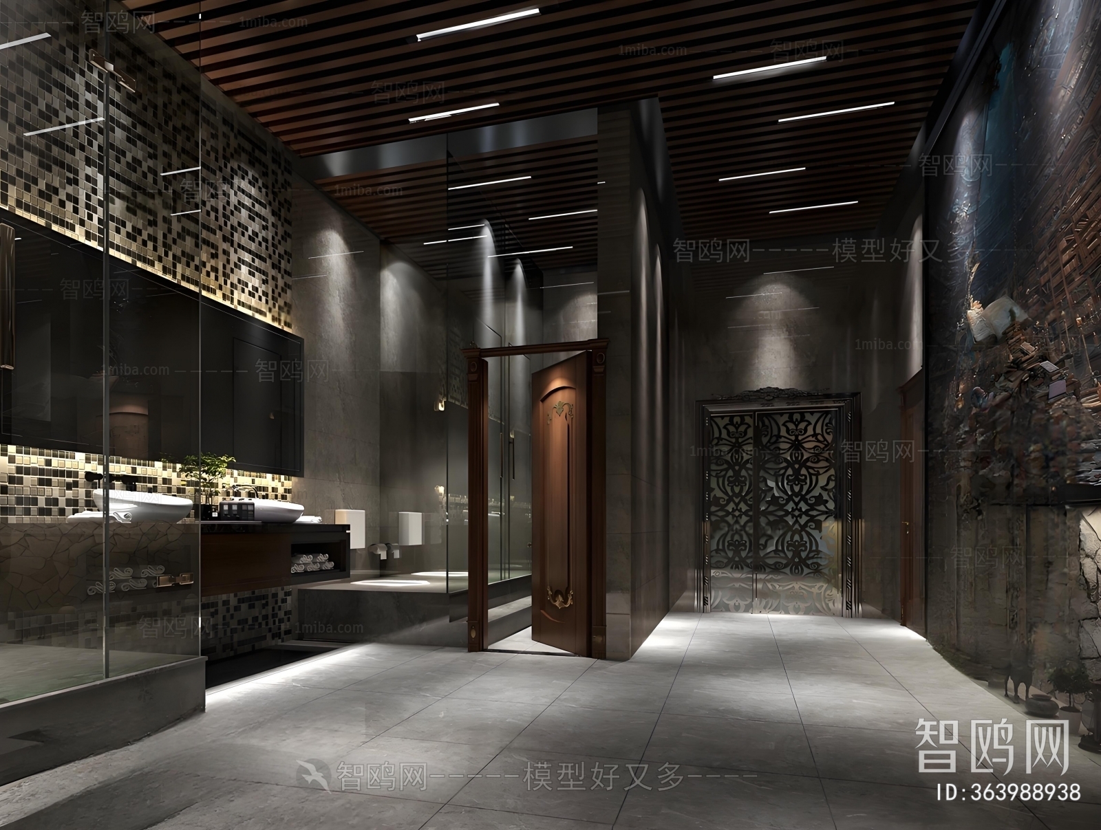 New Chinese Style Public Toilet