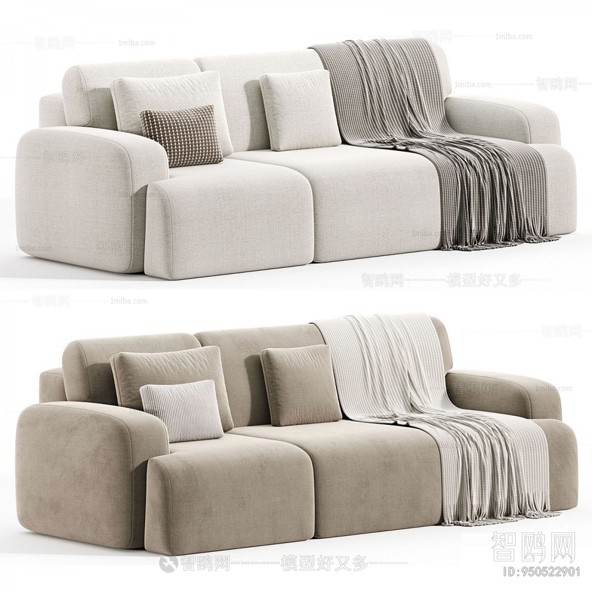 Modern Three-seat Sofa