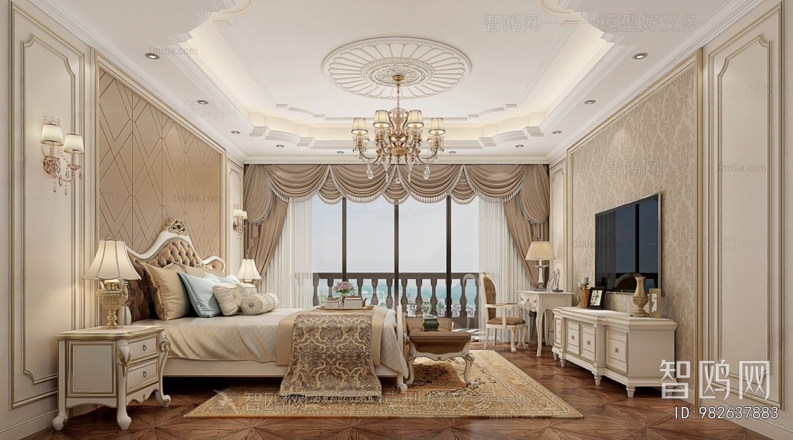 French Style Bedroom