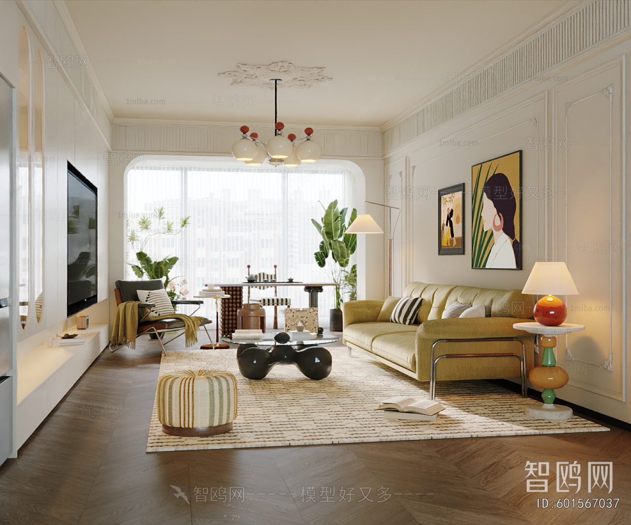 French Style A Living Room