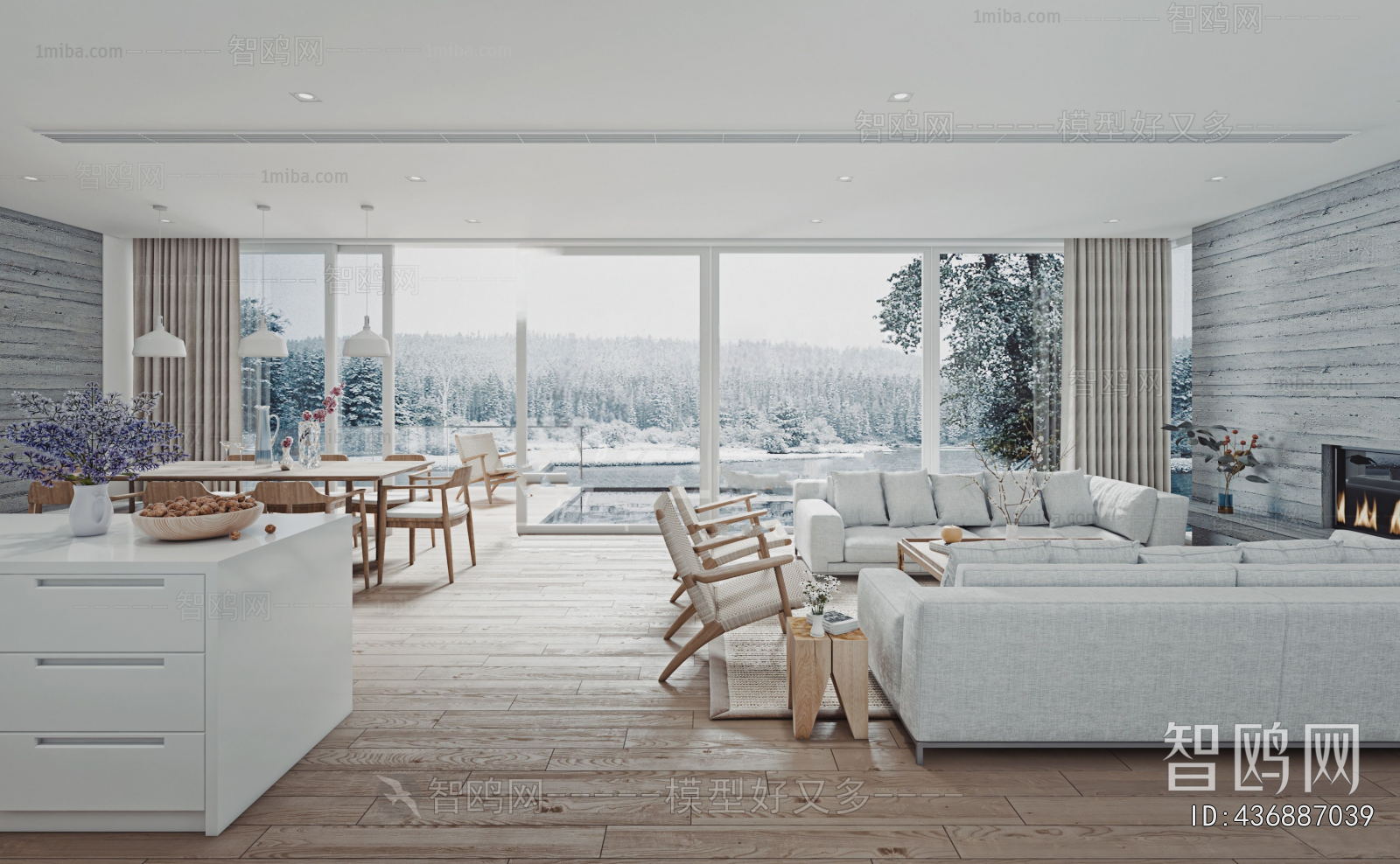 Nordic Style A Living Room