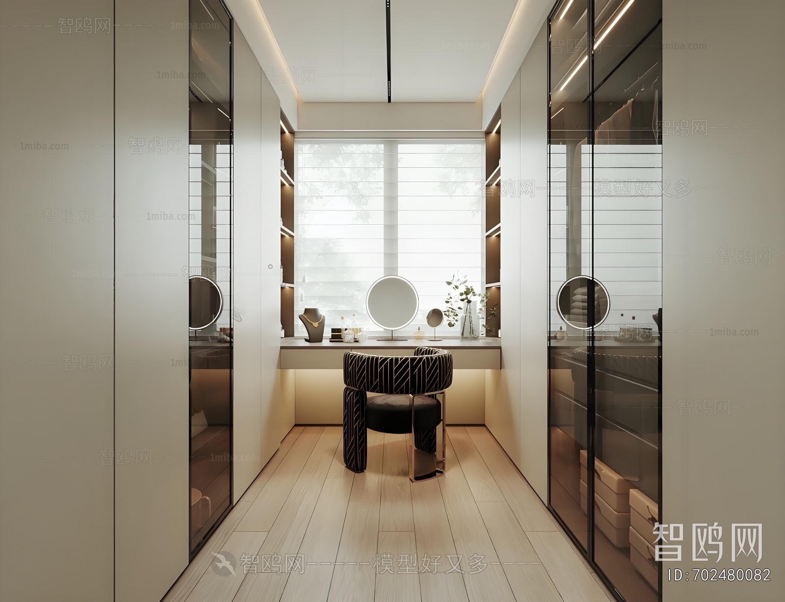 Modern Clothes Storage Area