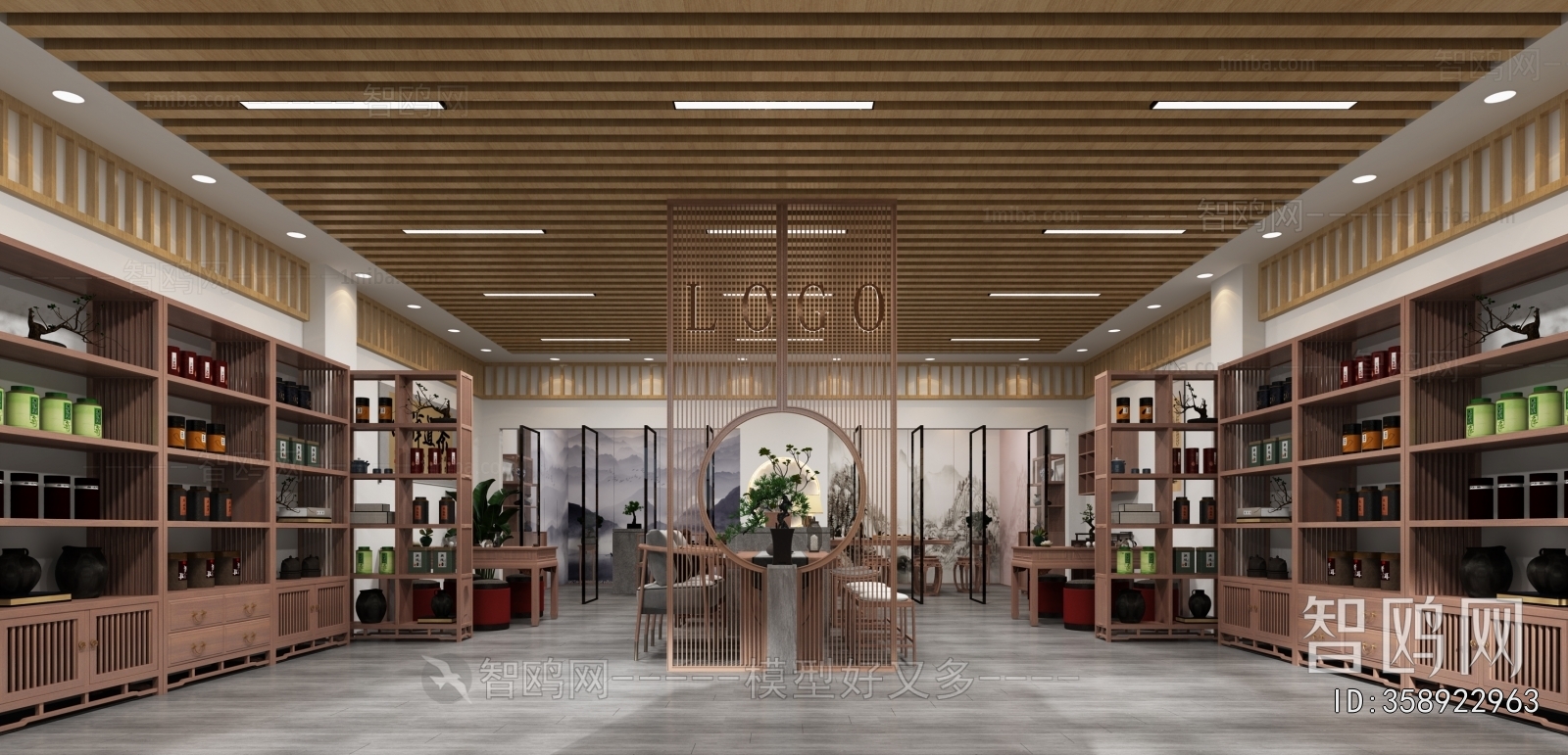 New Chinese Style Tea Shop