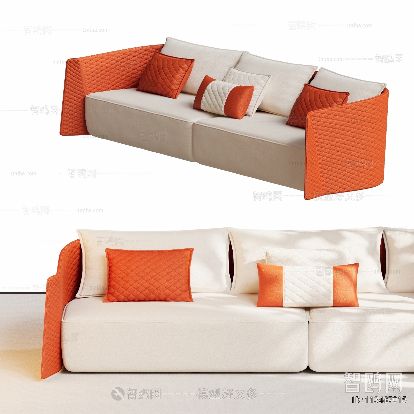 Modern Three-seat Sofa