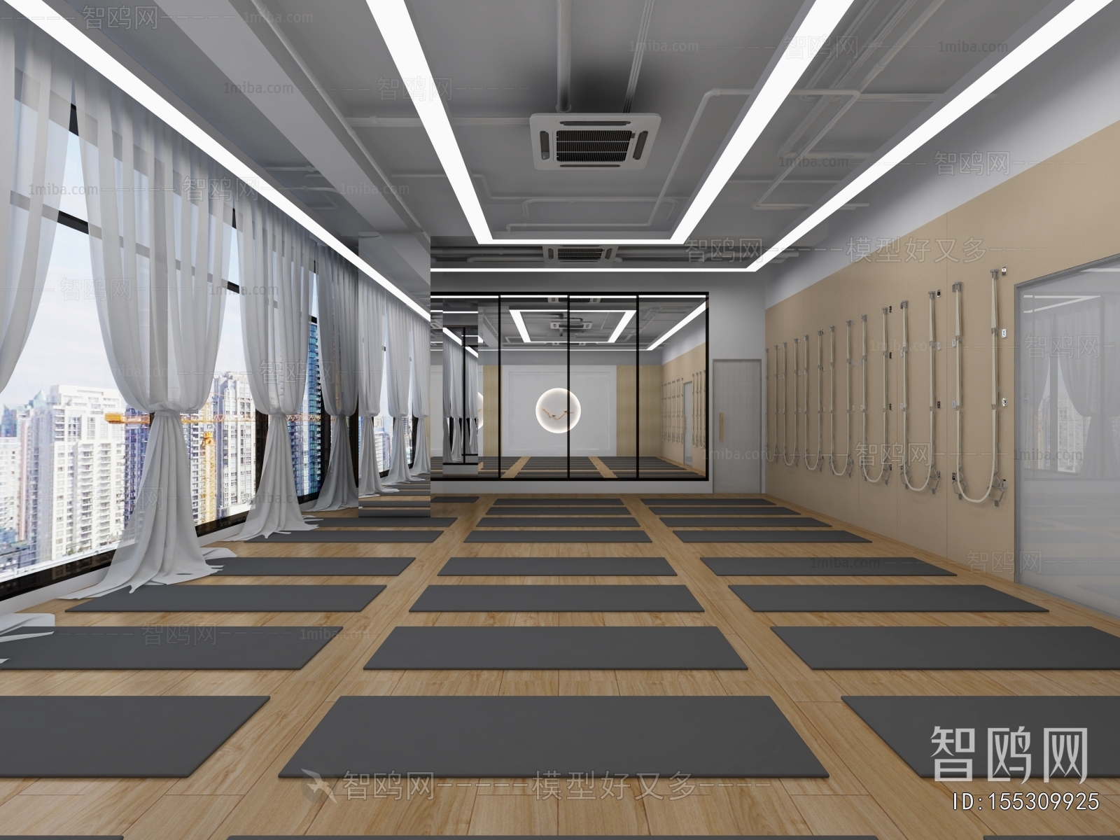 Modern Yoga Room