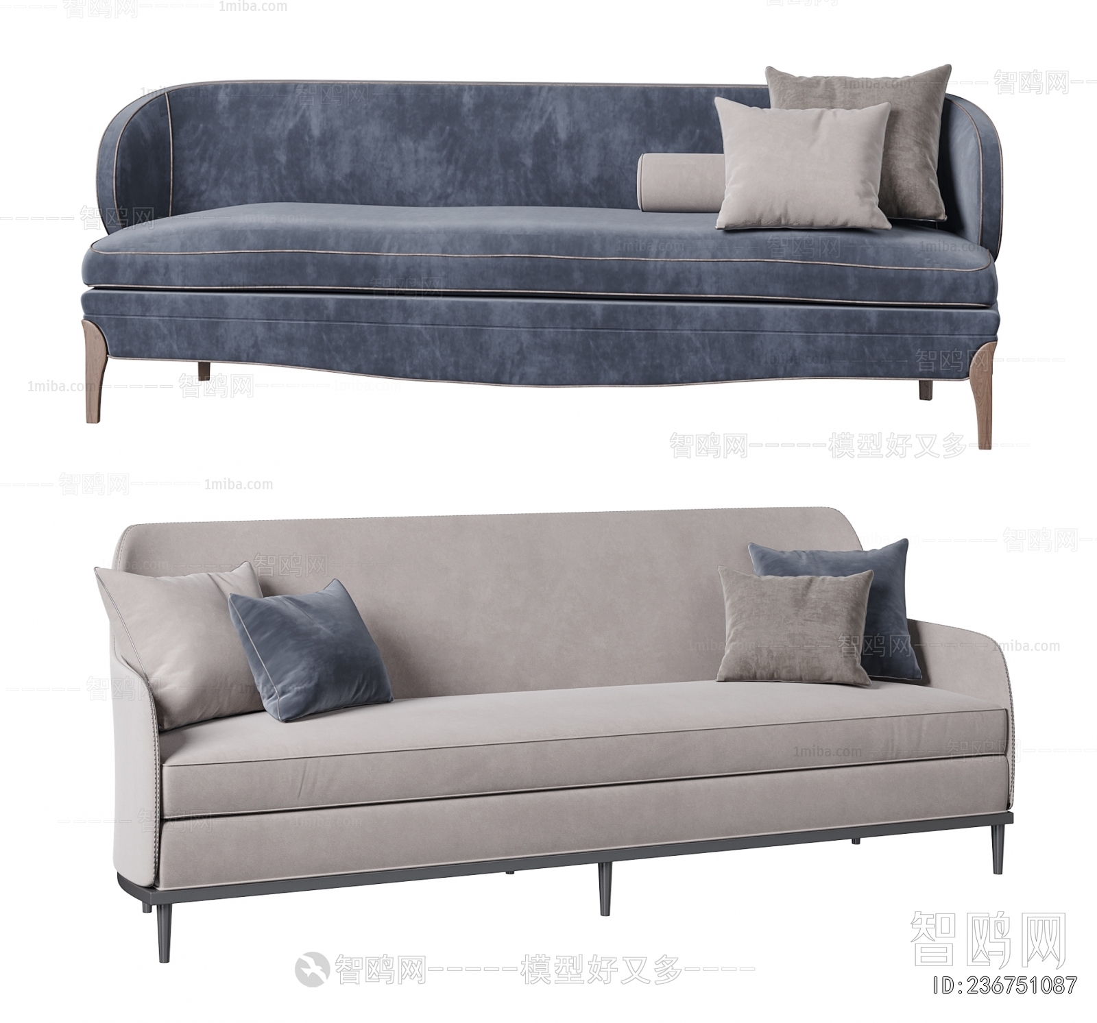 Modern Multi Person Sofa