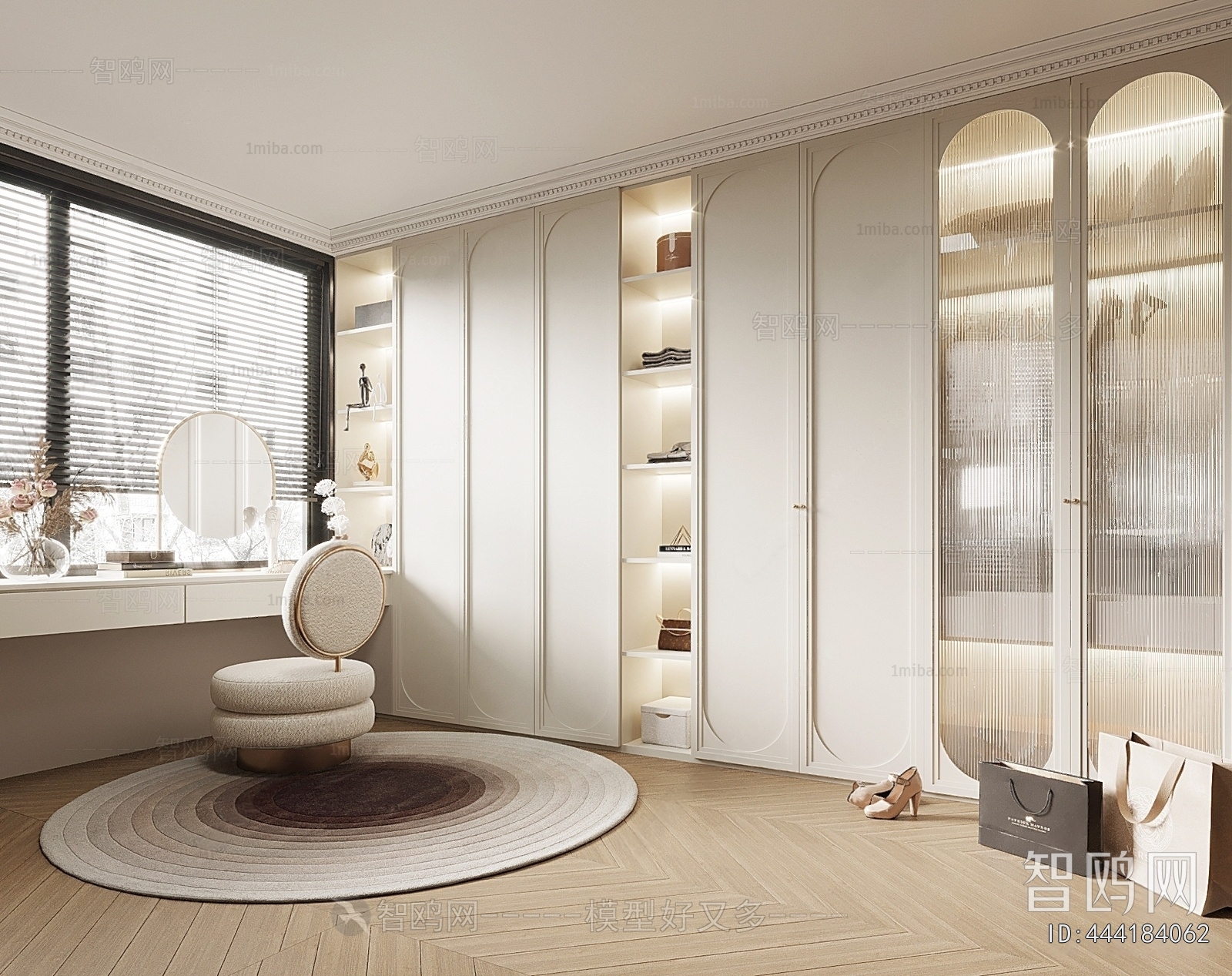 Modern Clothes Storage Area