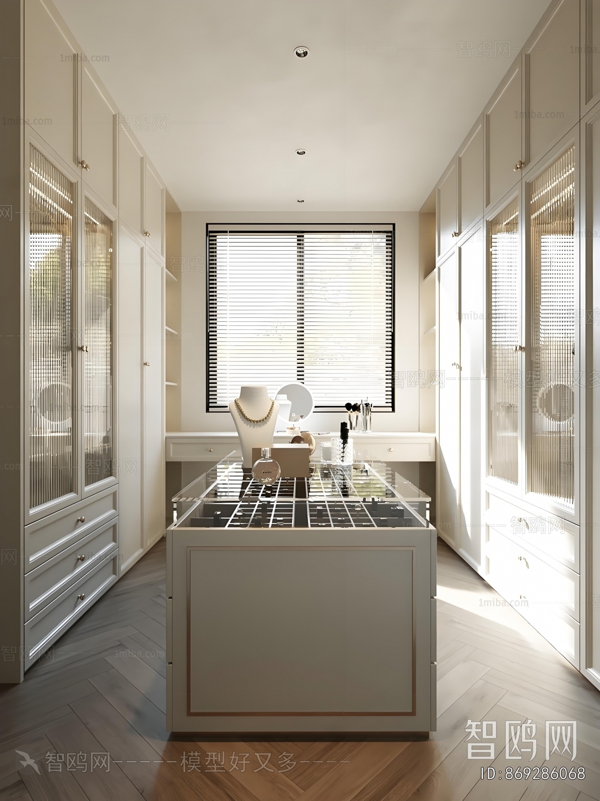 French Style Clothes Storage Area