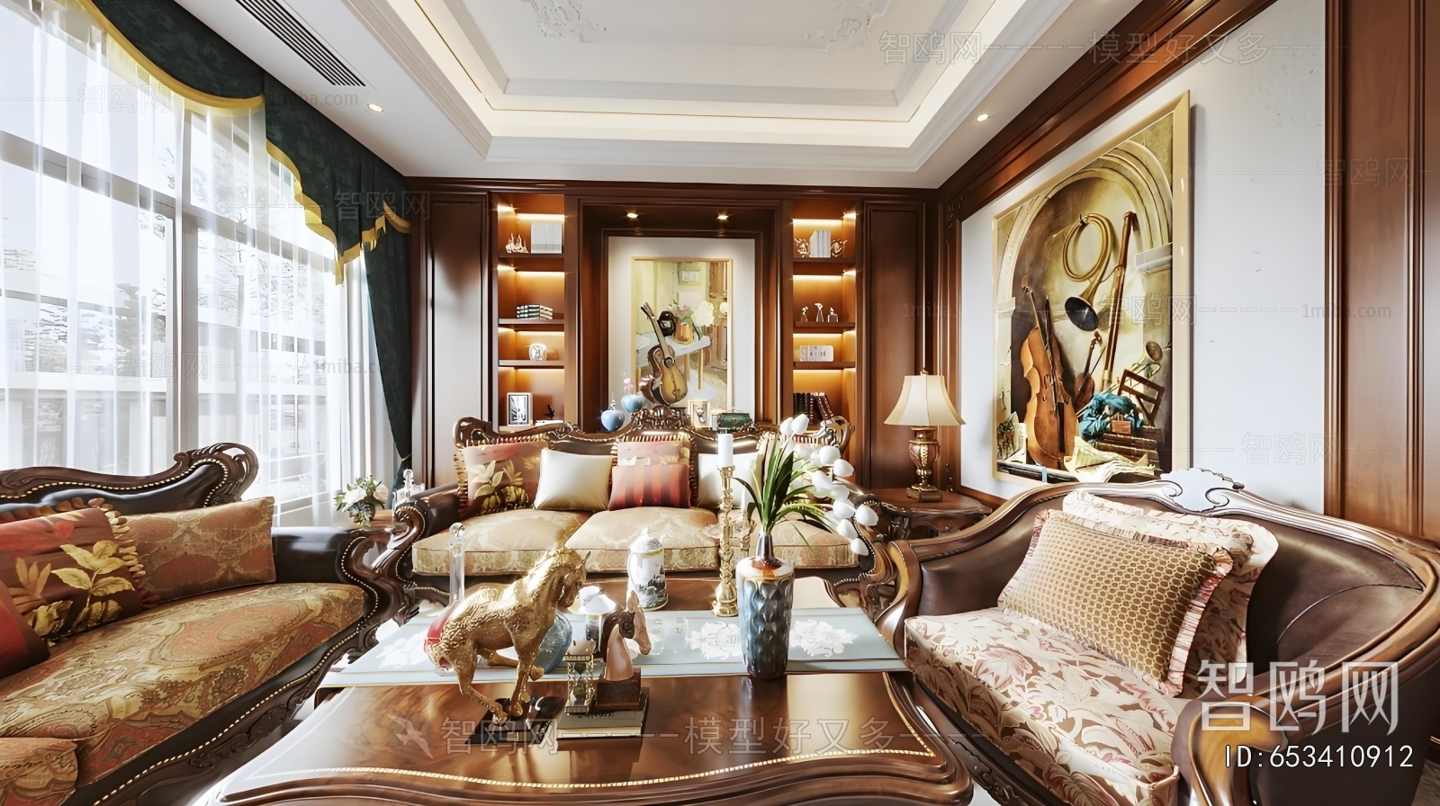 American Style A Living Room