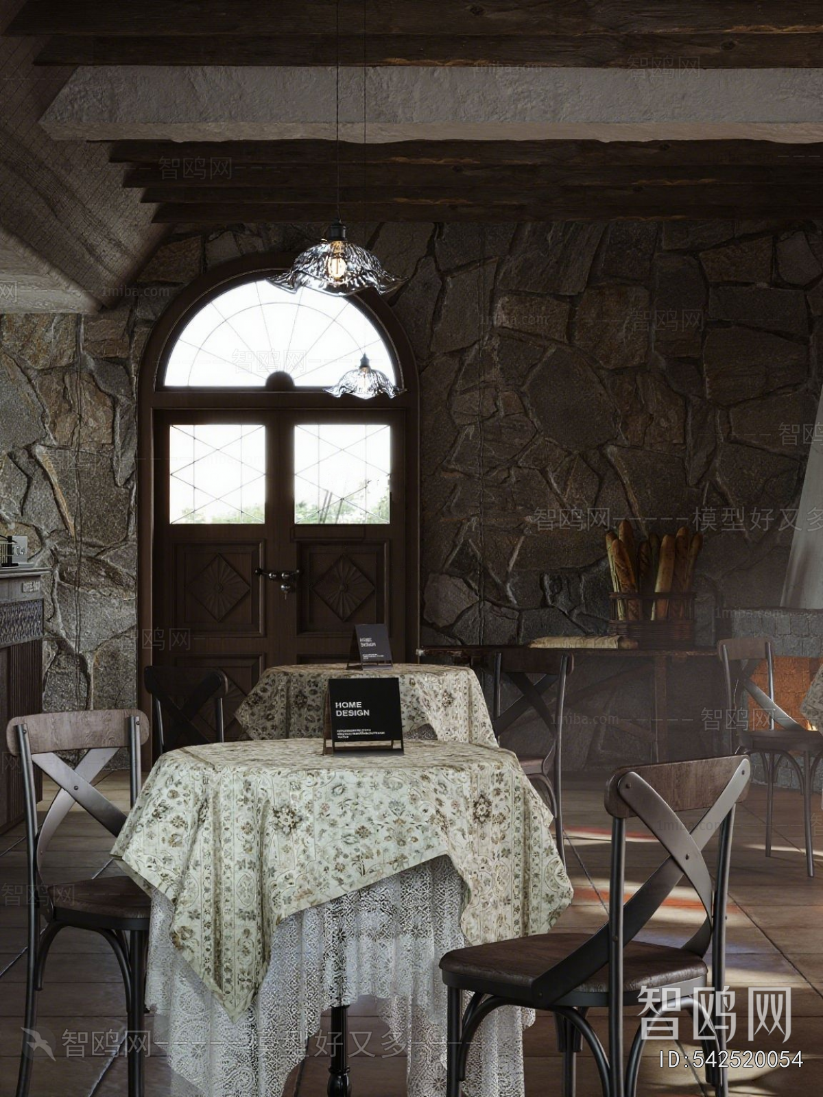 Retro Style Idyllic Style Restaurant