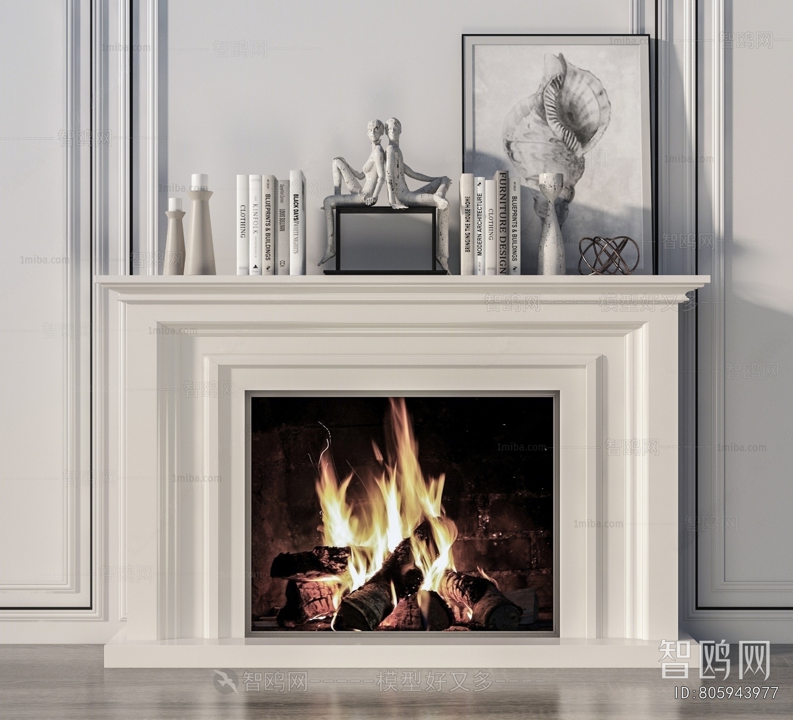 European Style Fireplace