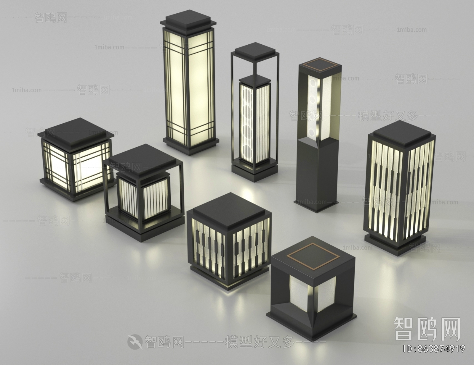 New Chinese Style Outdoor Light