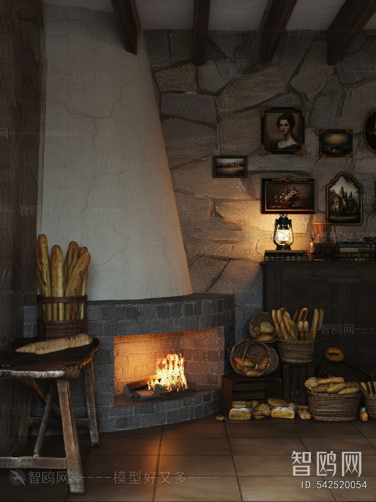 Retro Style Idyllic Style Restaurant