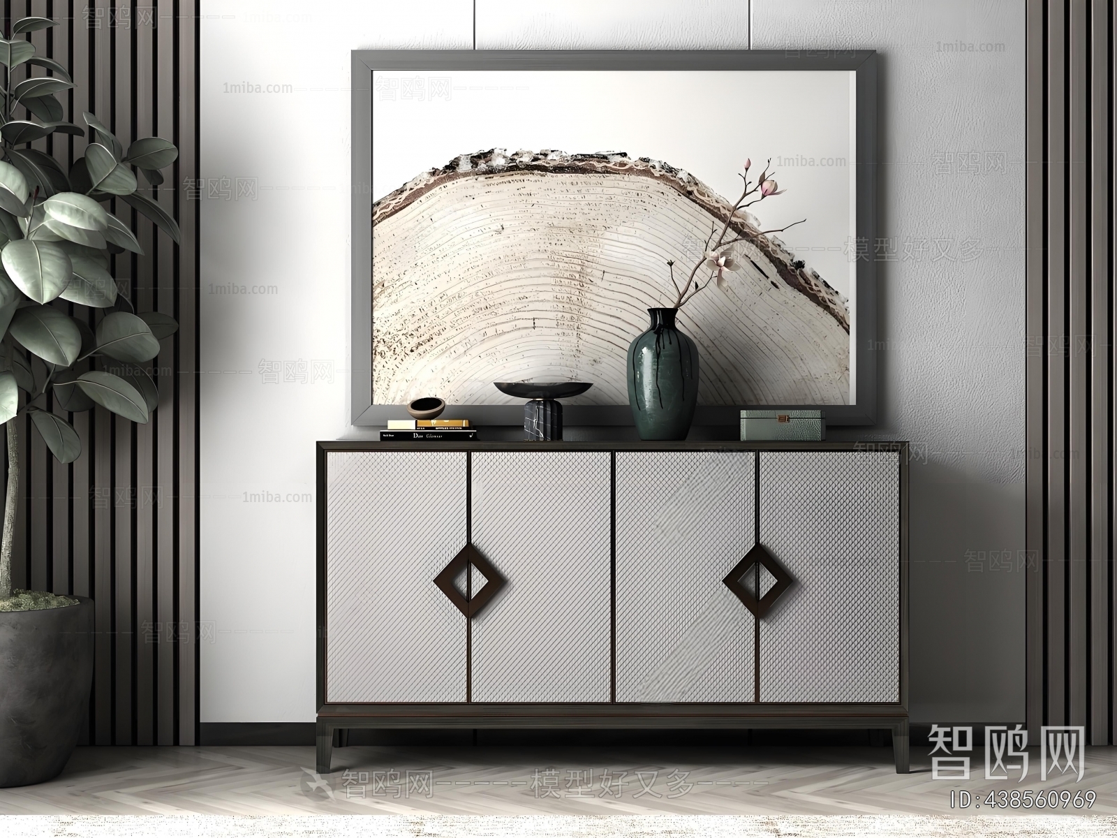 New Chinese Style Entrance Cabinet