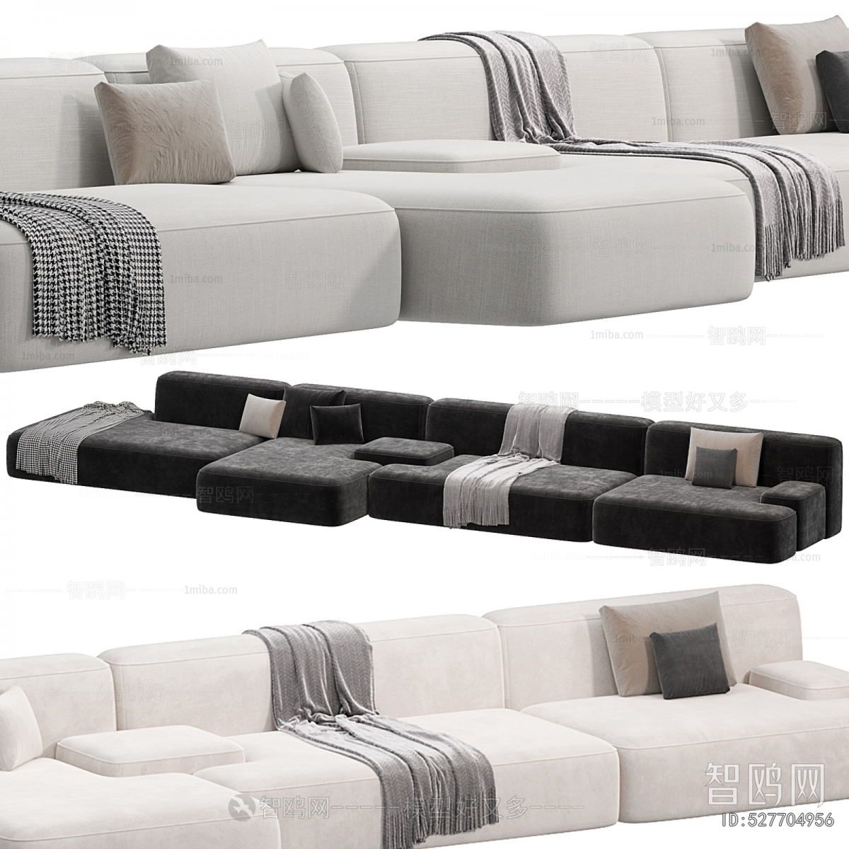 Modern Multi Person Sofa