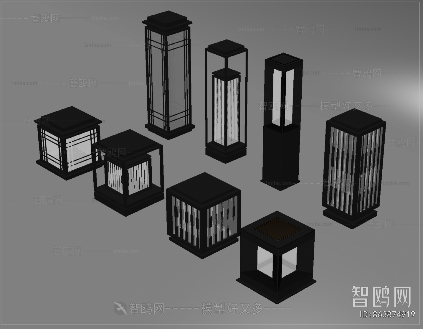 New Chinese Style Outdoor Light