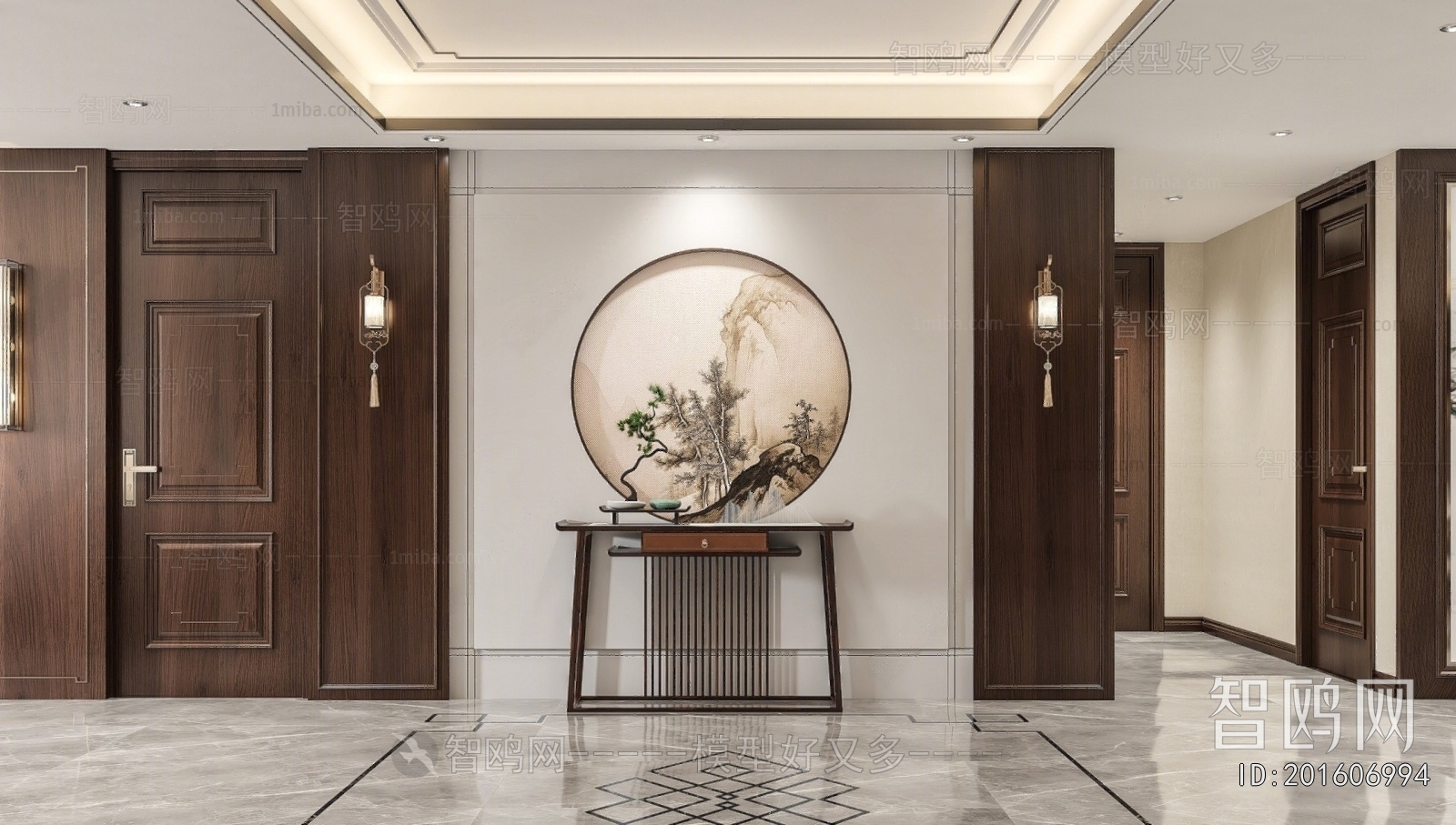 New Chinese Style Hallway
